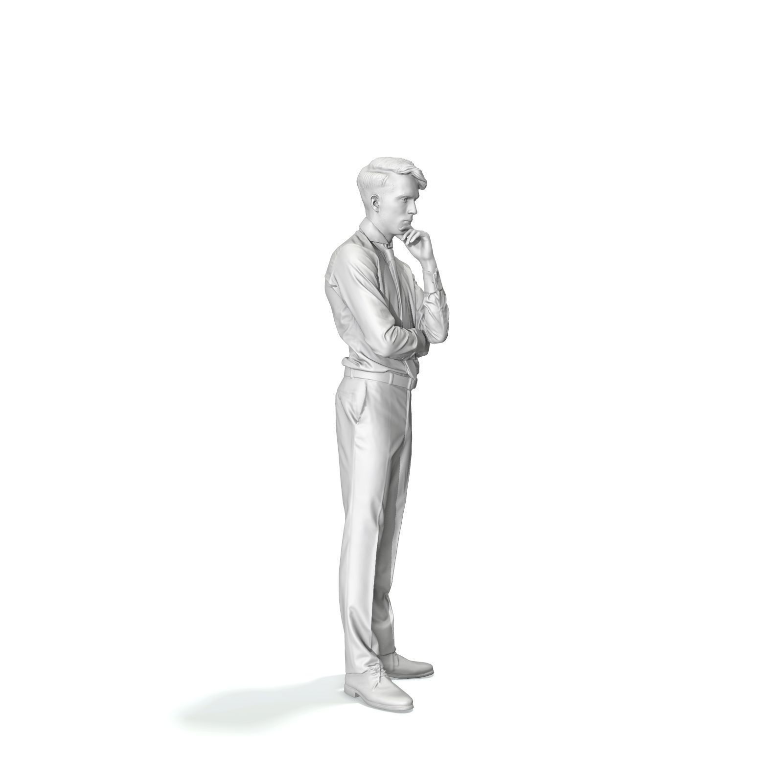 Business Man Standing Thinking EMan0312-HD2-O04P01-S 3D model_65