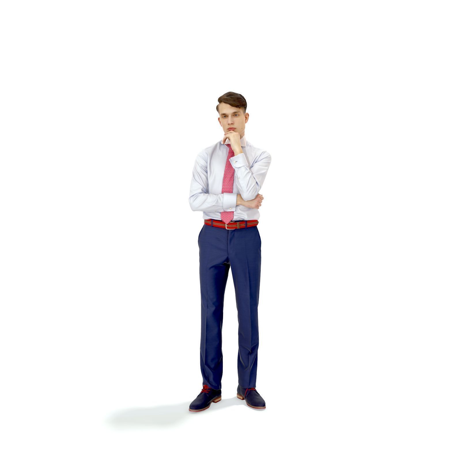 Business Man Standing Thinking EMan0312-HD2-O04P01-S 3D model_28