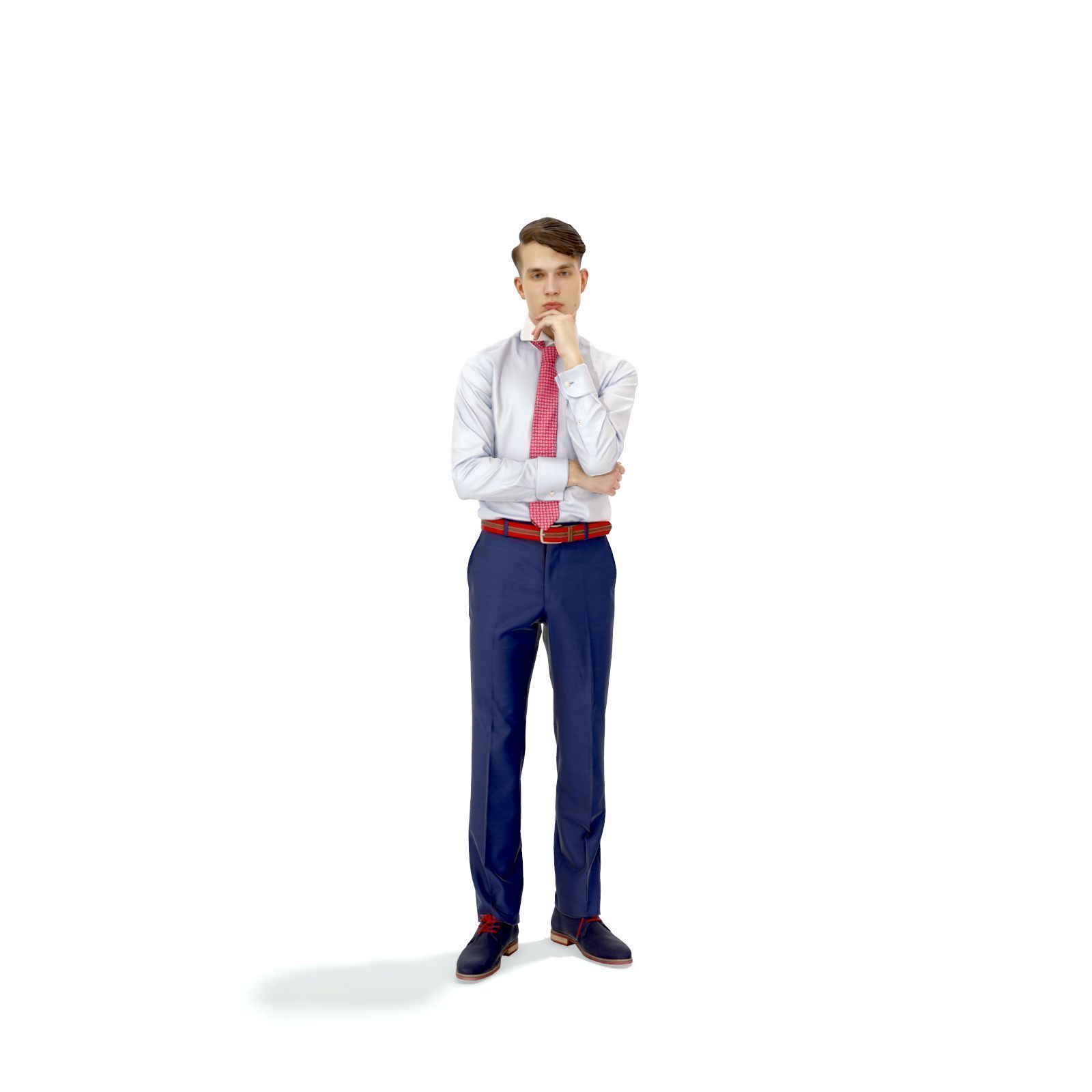 Business Man Standing Thinking EMan0312-HD2-O04P01-S 3D model_26