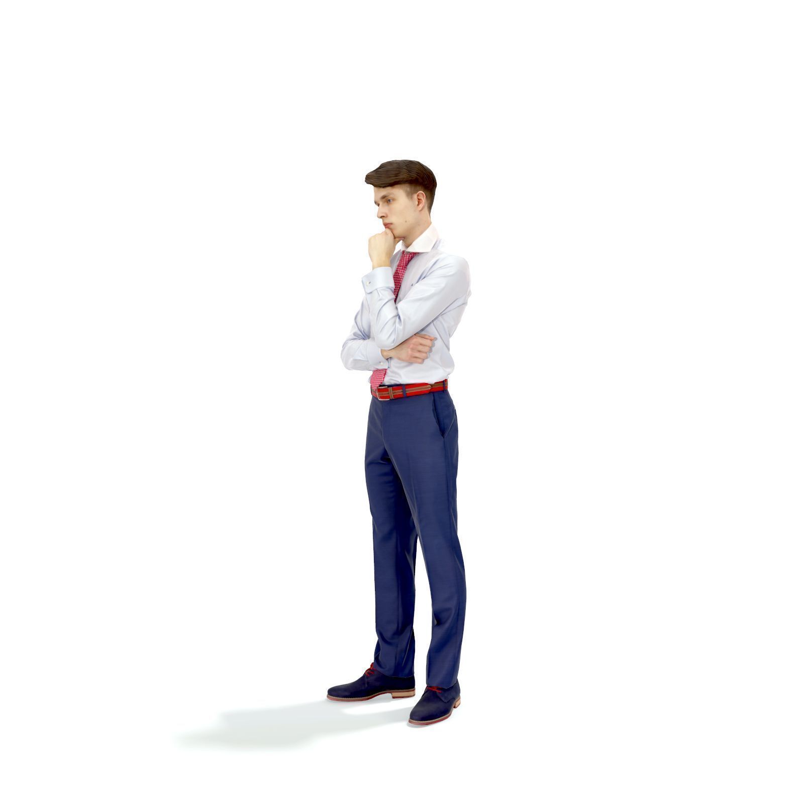 Business Man Standing Thinking EMan0312-HD2-O04P01-S 3D model_12