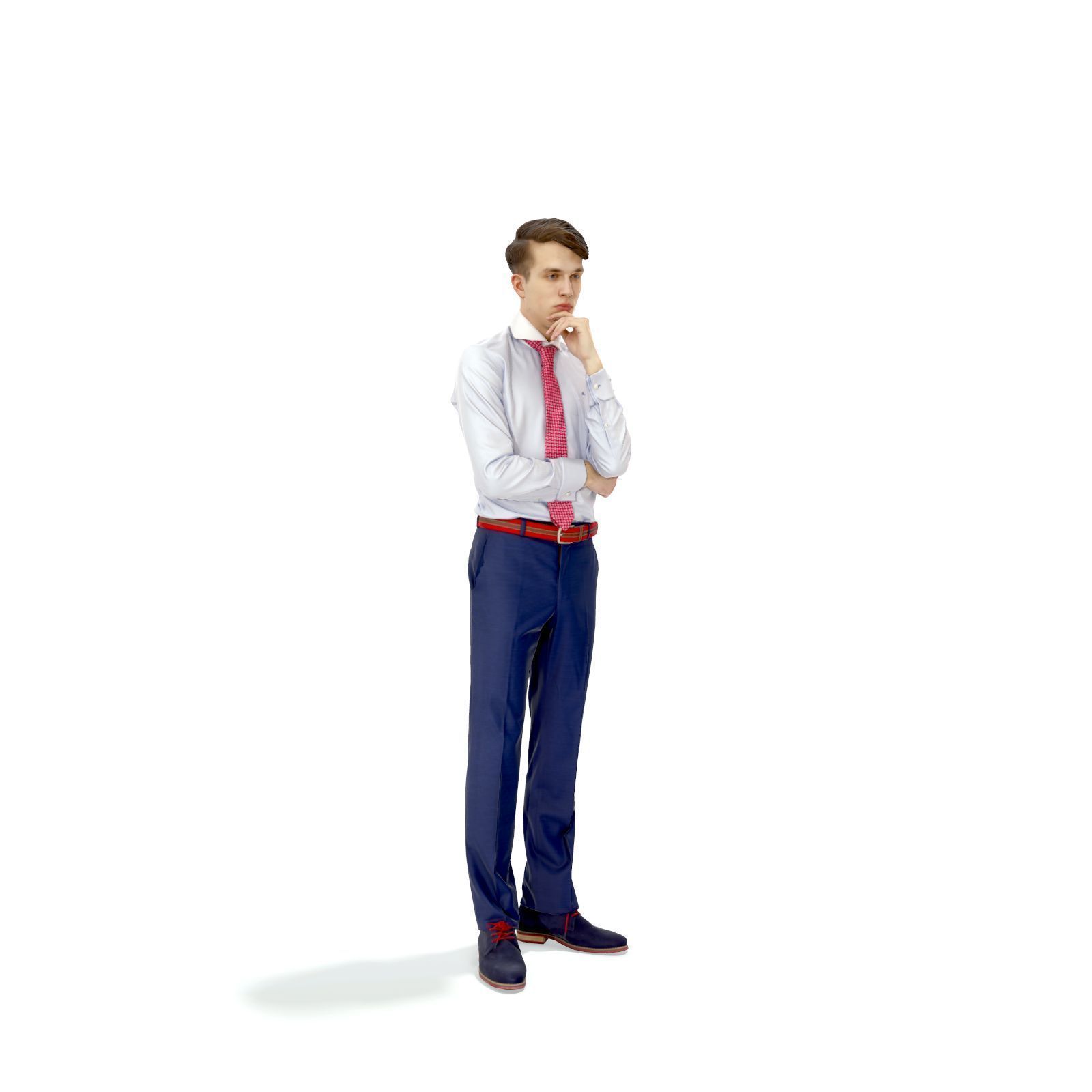 Business Man Standing Thinking EMan0312-HD2-O04P01-S 3D model_70