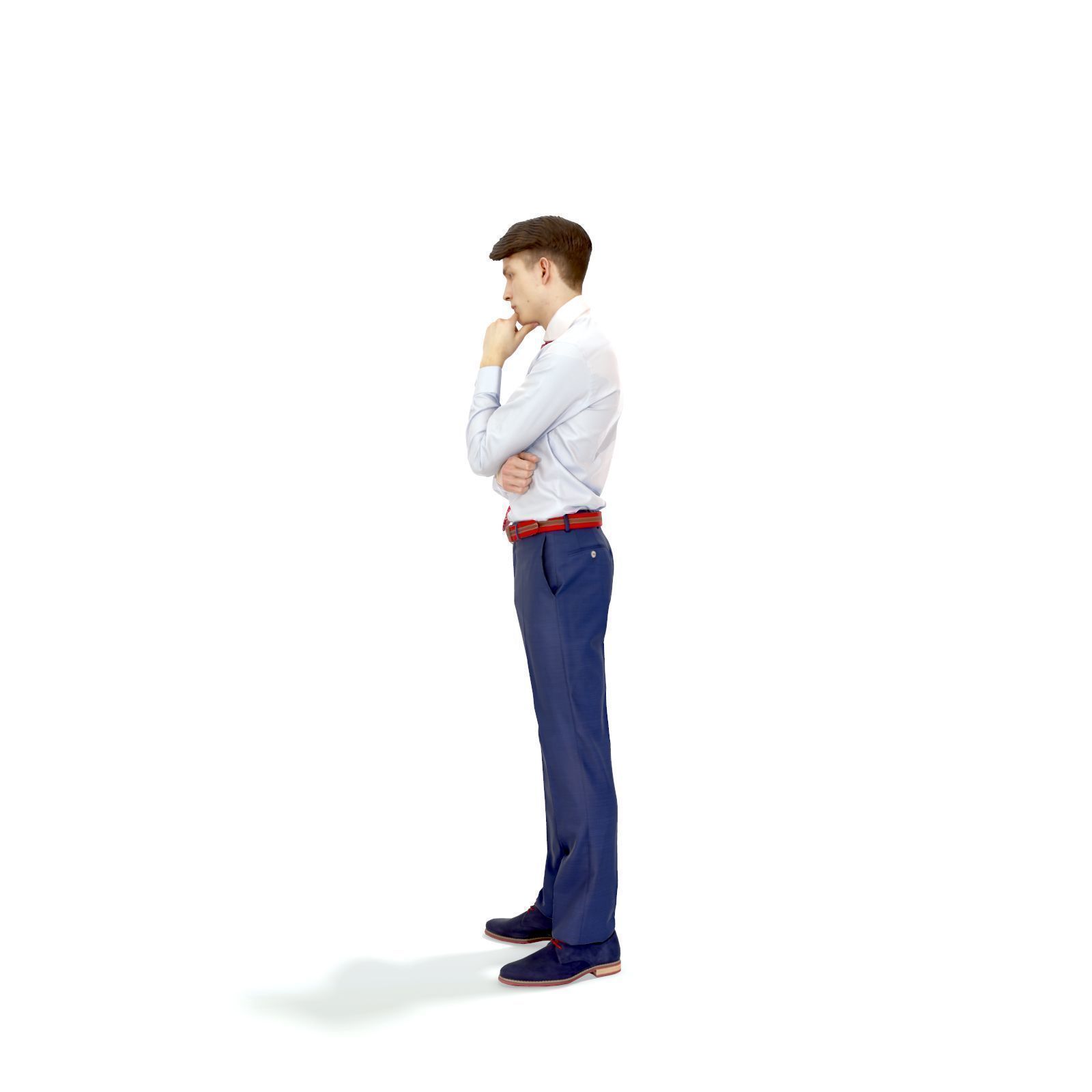 Business Man Standing Thinking EMan0312-HD2-O04P01-S 3D model_3