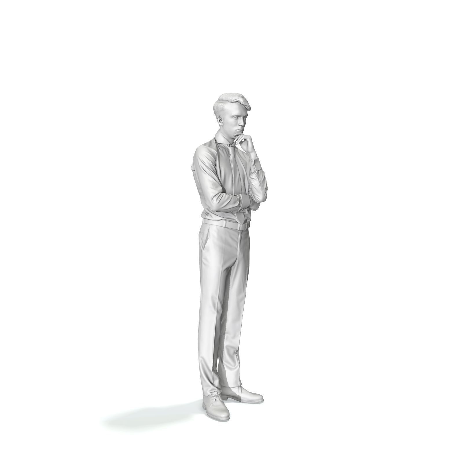 Business Man Standing Thinking EMan0312-HD2-O04P01-S 3D model_55