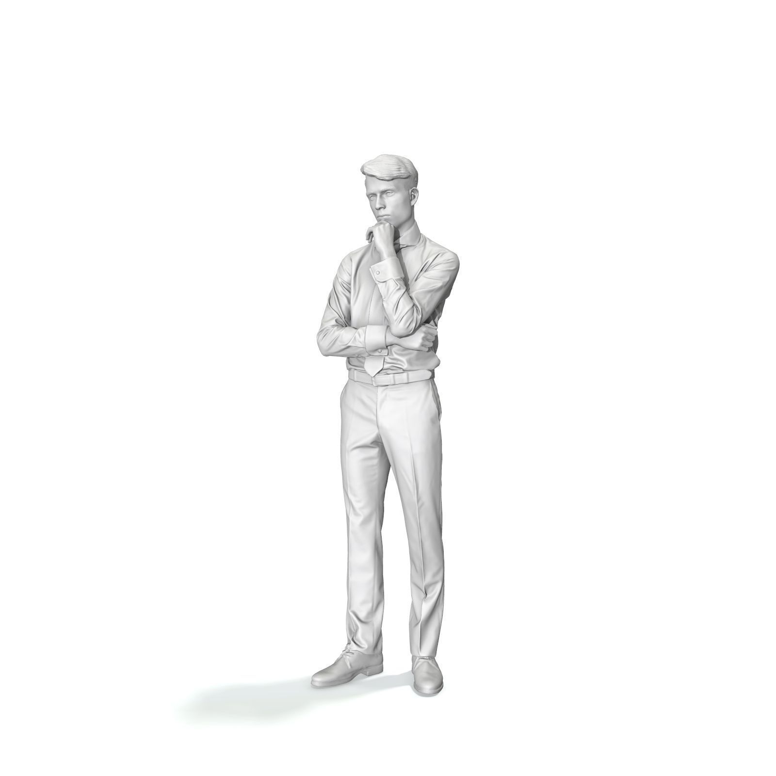 Business Man Standing Thinking EMan0312-HD2-O04P01-S 3D model_36