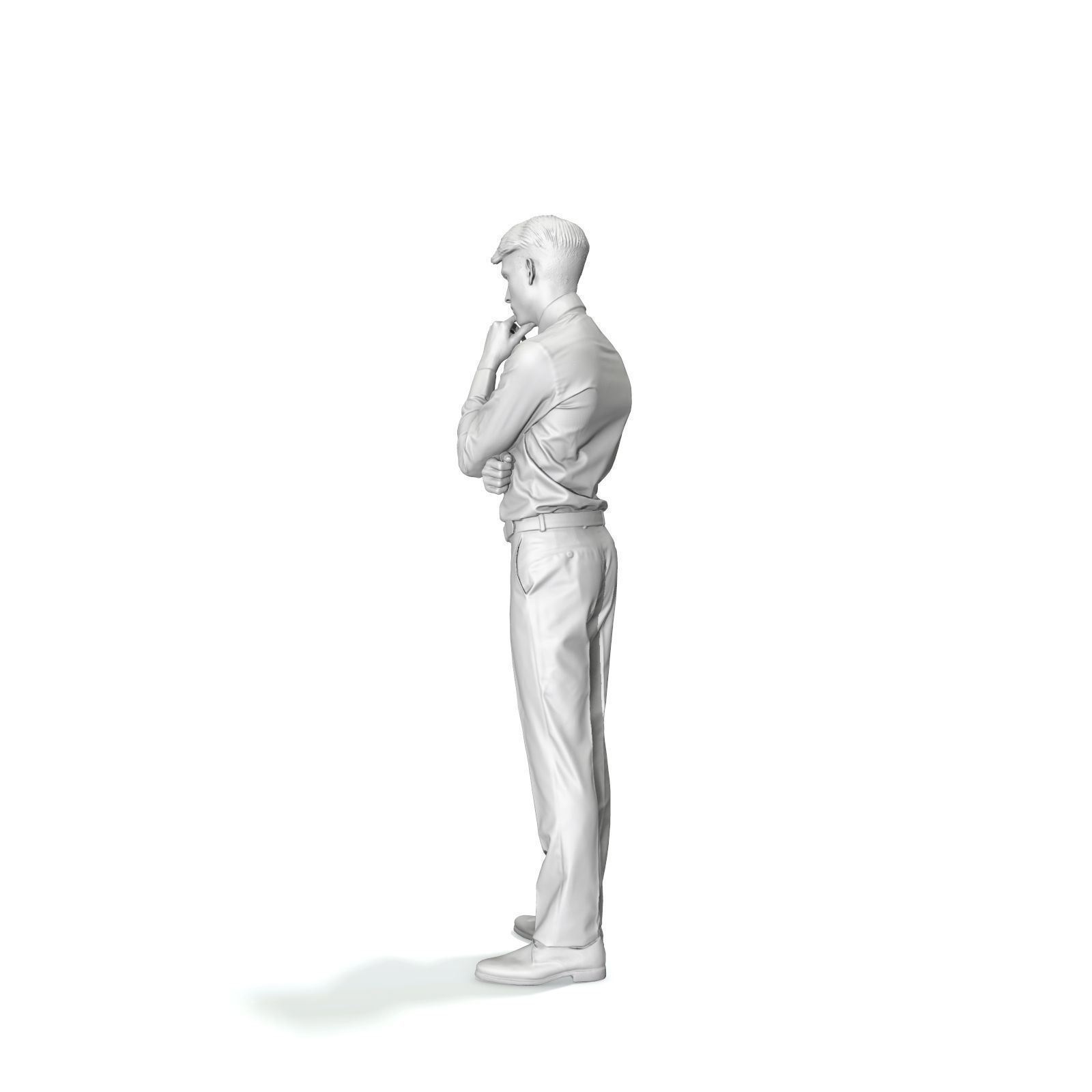 Business Man Standing Thinking EMan0312-HD2-O04P01-S 3D model_20