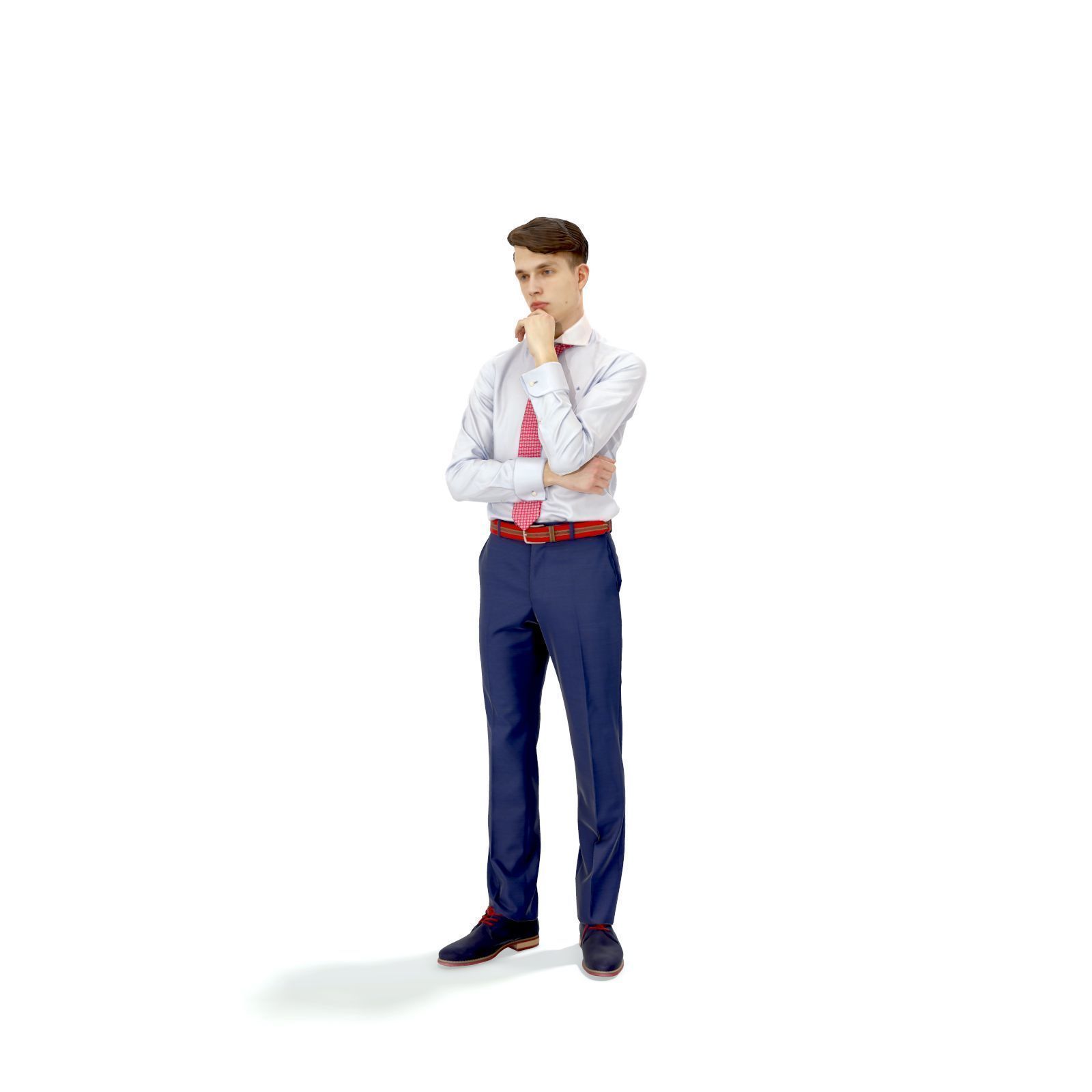 Business Man Standing Thinking EMan0312-HD2-O04P01-S 3D model_13