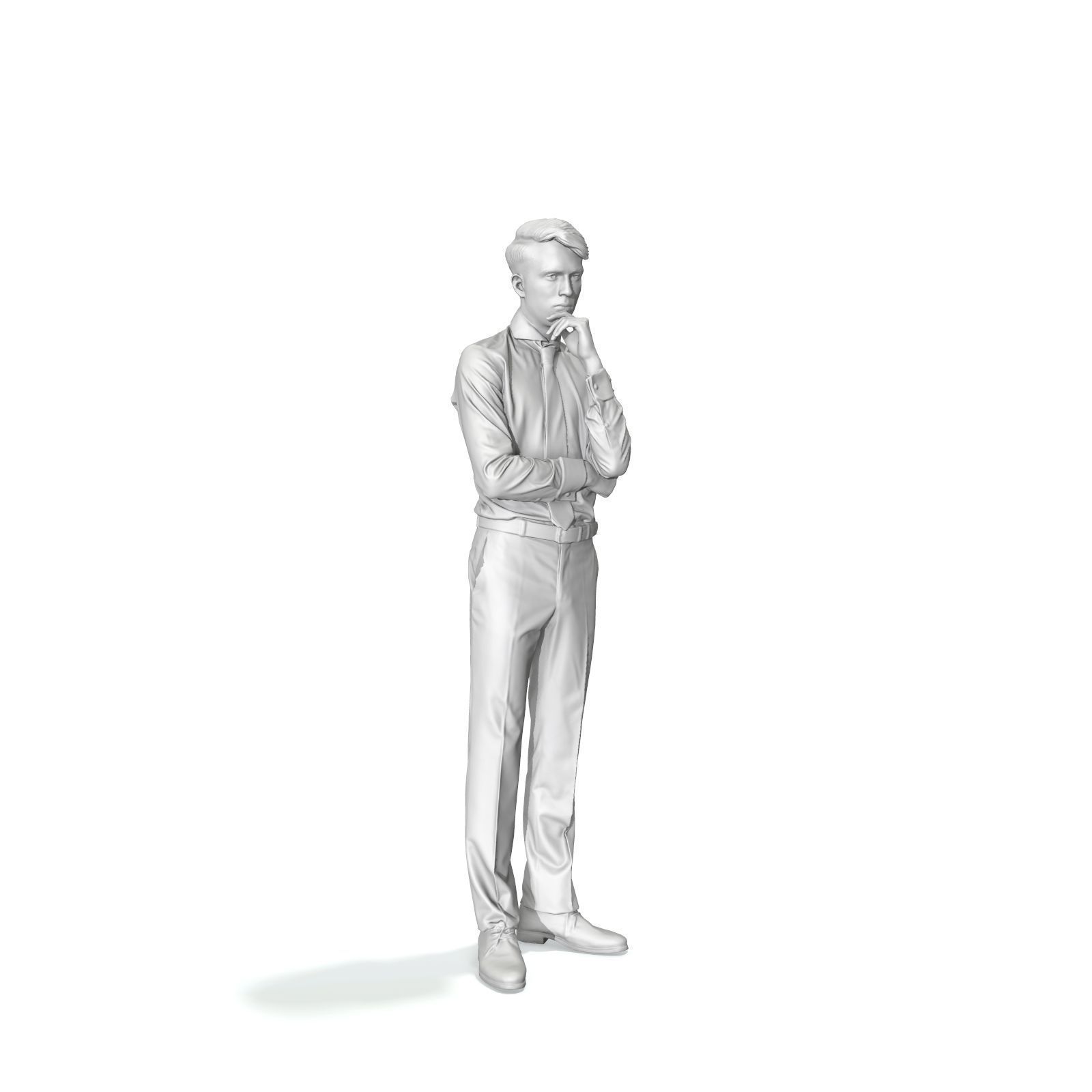 Business Man Standing Thinking EMan0312-HD2-O04P01-S 3D model_30