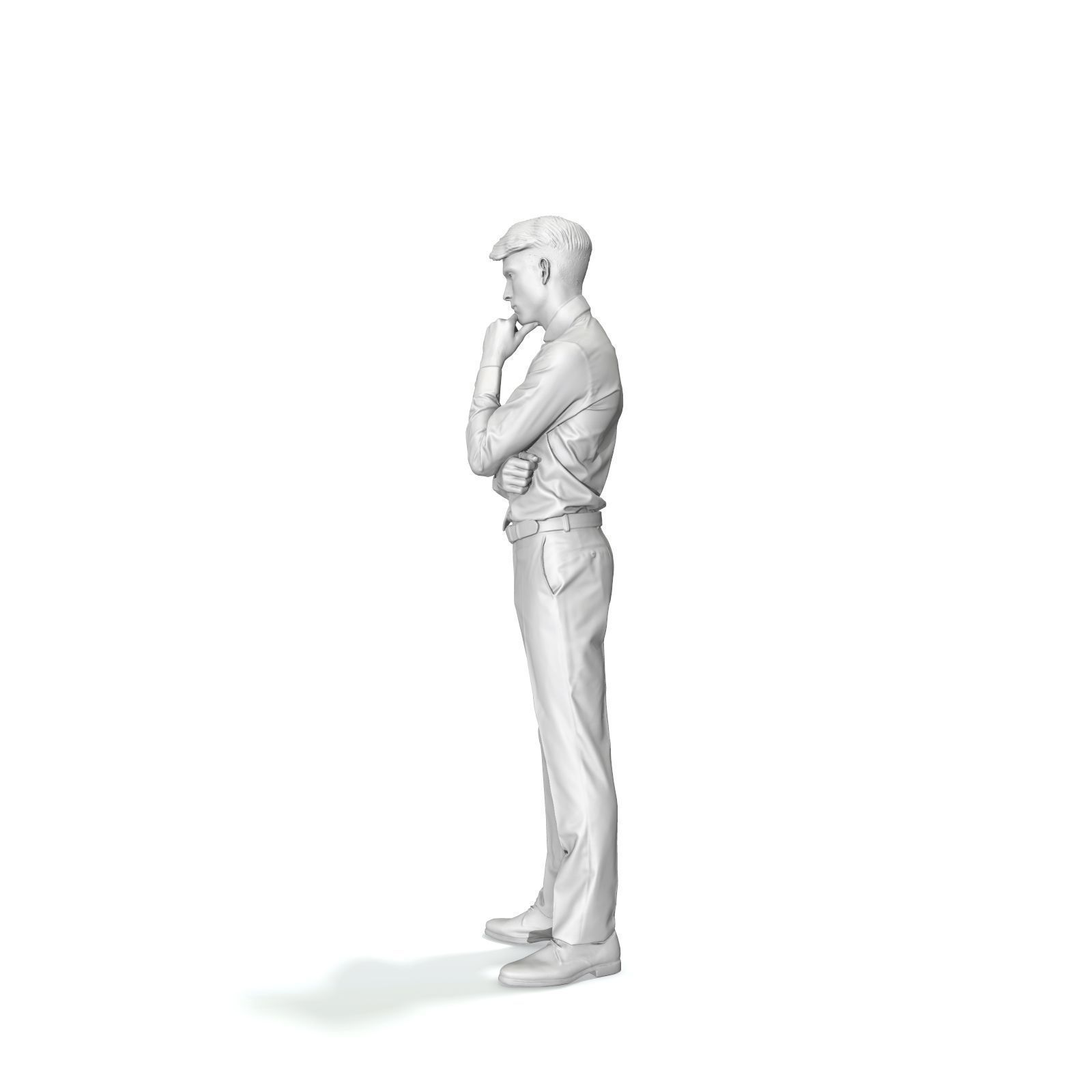 Business Man Standing Thinking EMan0312-HD2-O04P01-S 3D model_5