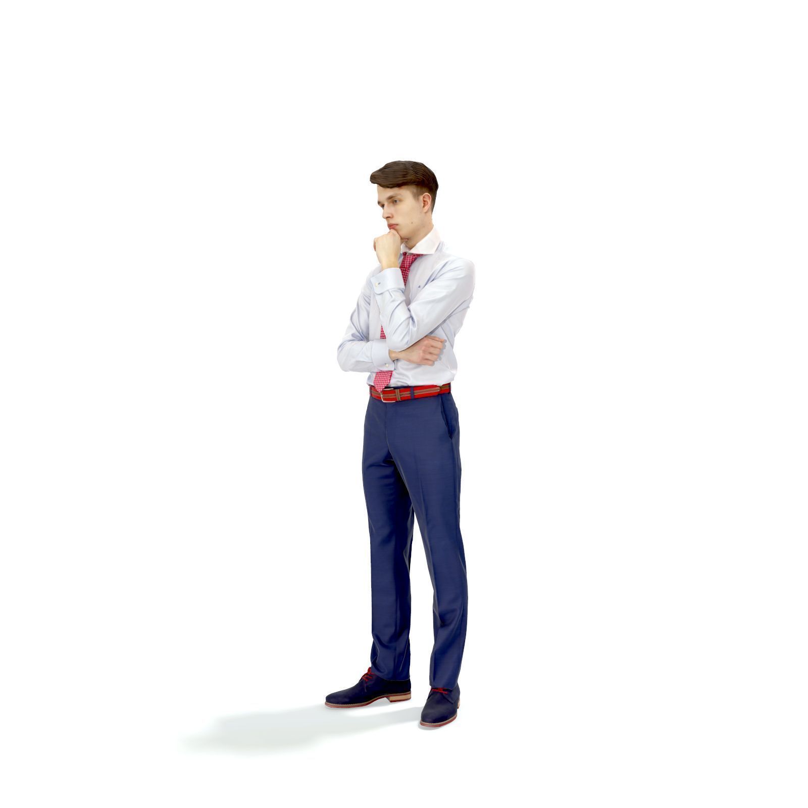Business Man Standing Thinking EMan0312-HD2-O04P01-S 3D model_1