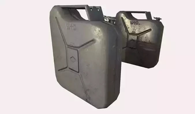 Jerry Can Low poly Free low-poly 3D model