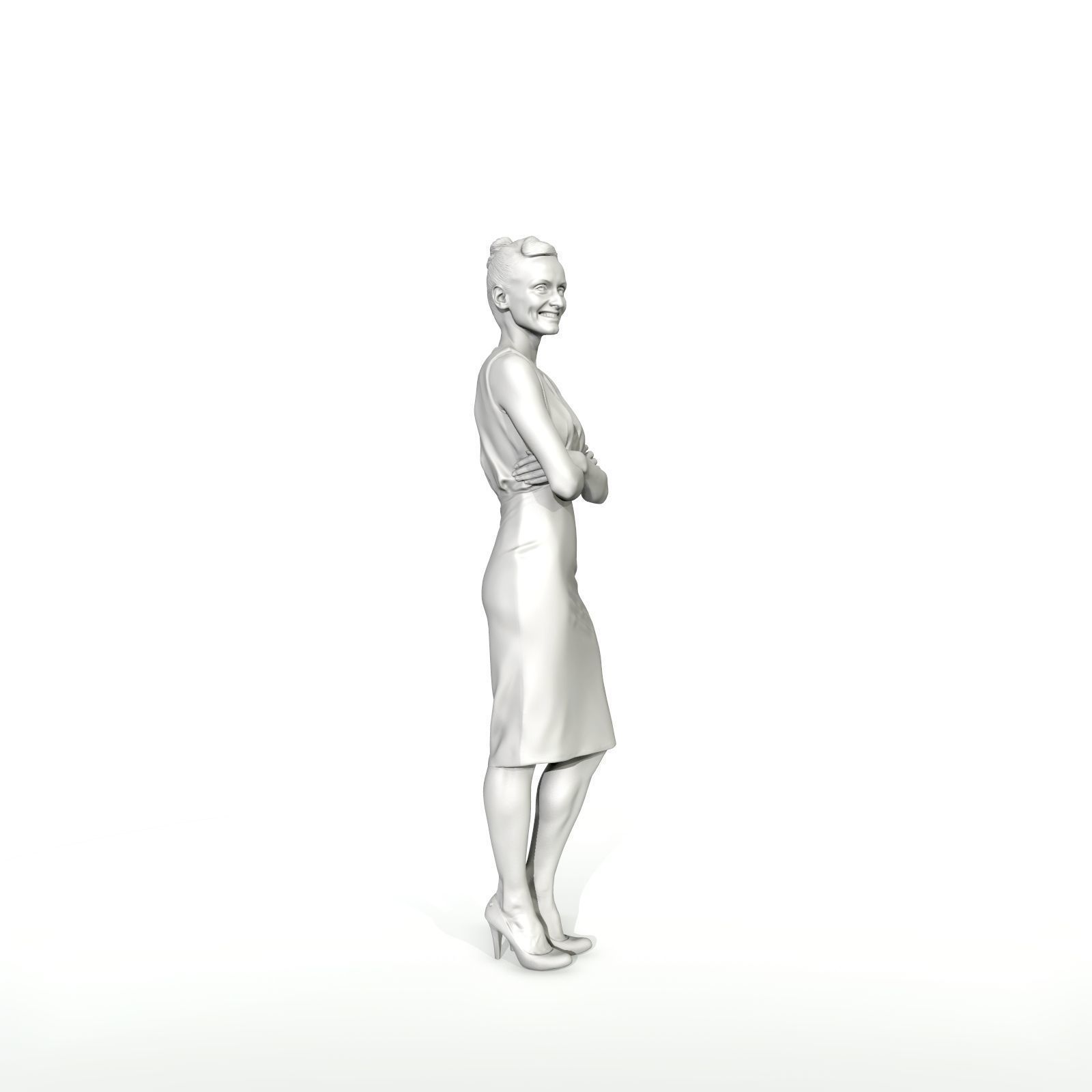Smiling Business Woman with Long Skirt BWom0315-HD2-O01P01-S 3D model_71