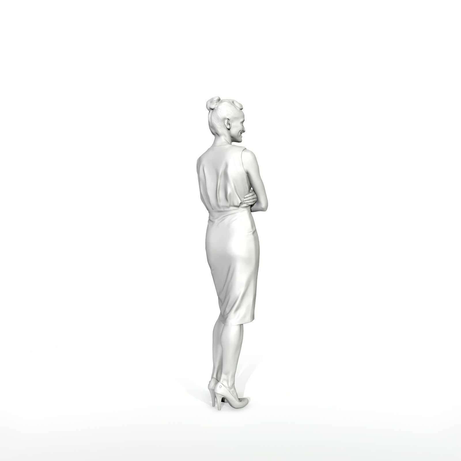 Smiling Business Woman with Long Skirt BWom0315-HD2-O01P01-S 3D model_49