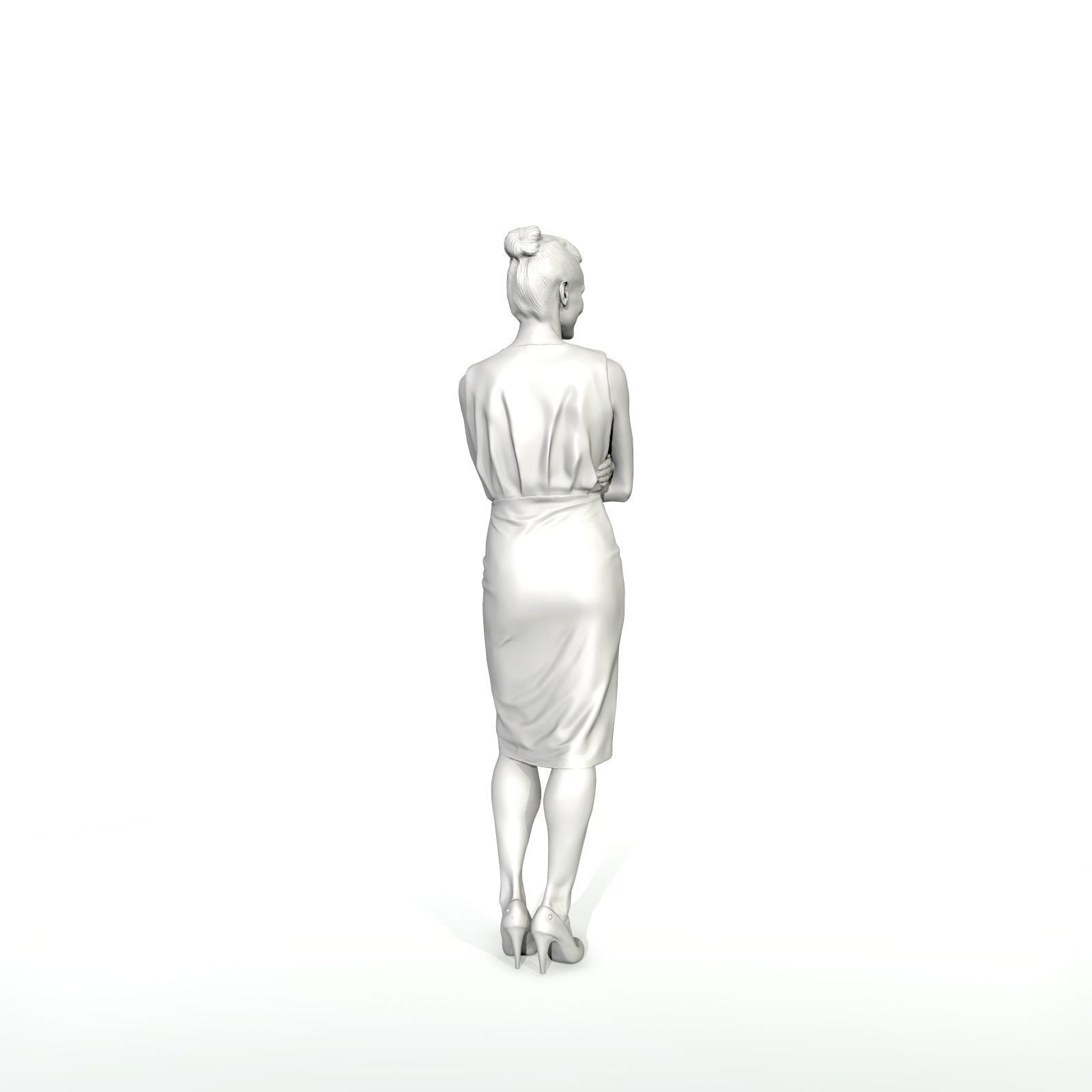 Smiling Business Woman with Long Skirt BWom0315-HD2-O01P01-S 3D model_35