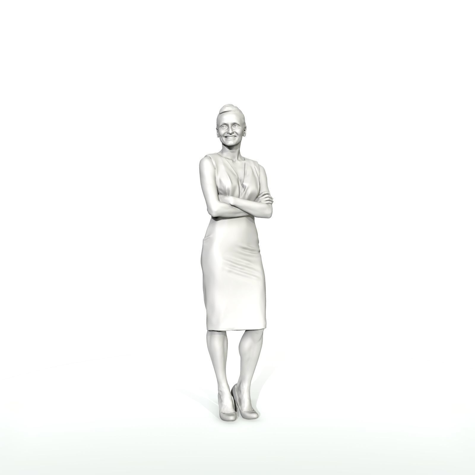 Smiling Business Woman with Long Skirt BWom0315-HD2-O01P01-S 3D model_70