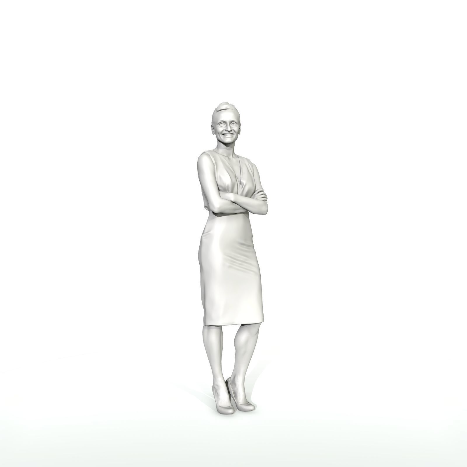Smiling Business Woman with Long Skirt BWom0315-HD2-O01P01-S 3D model_38