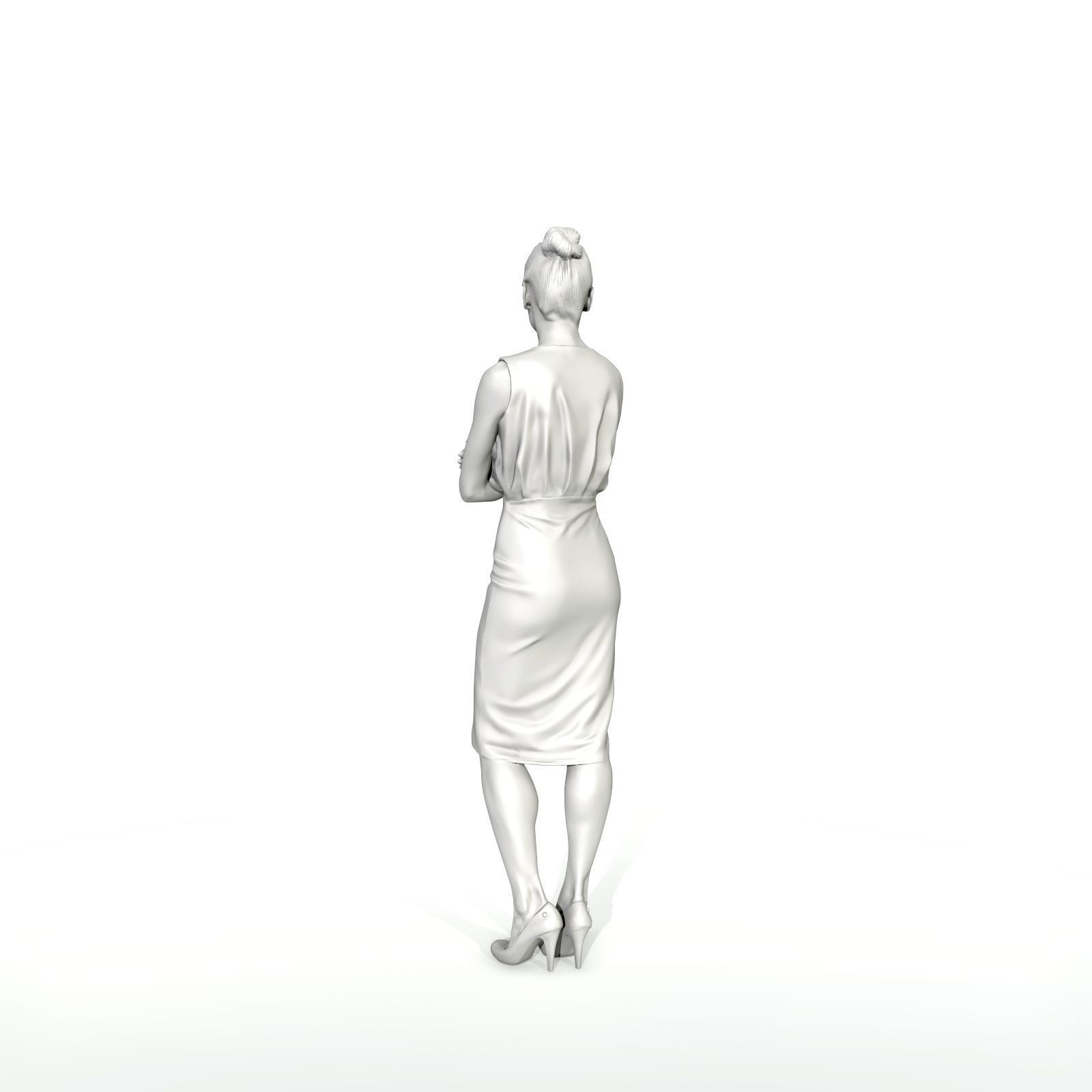 Smiling Business Woman with Long Skirt BWom0315-HD2-O01P01-S 3D model_18