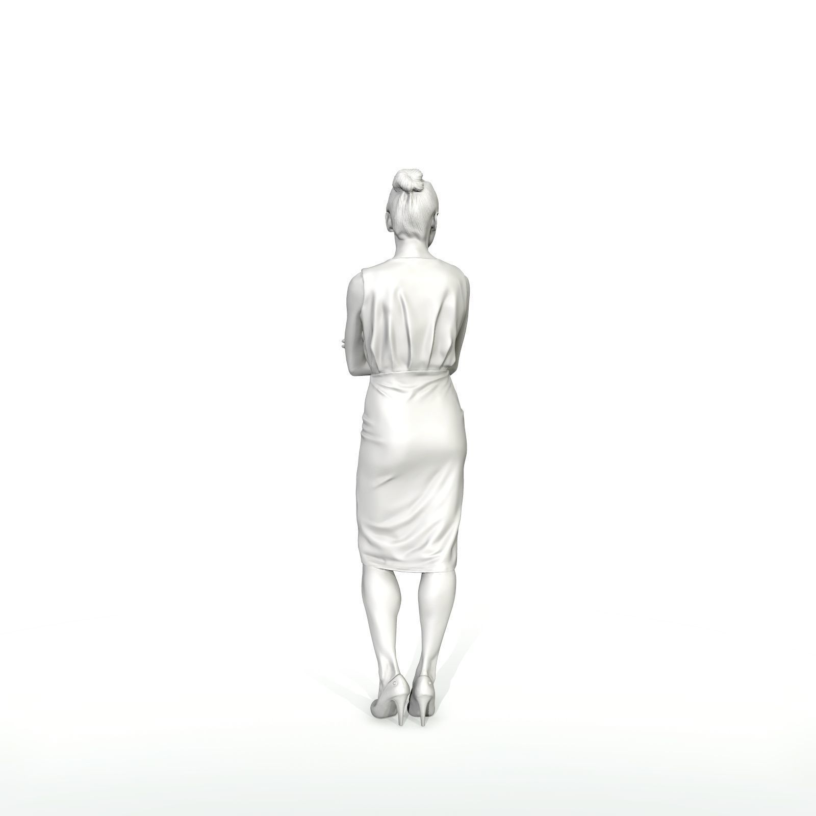 Smiling Business Woman with Long Skirt BWom0315-HD2-O01P01-S 3D model_14