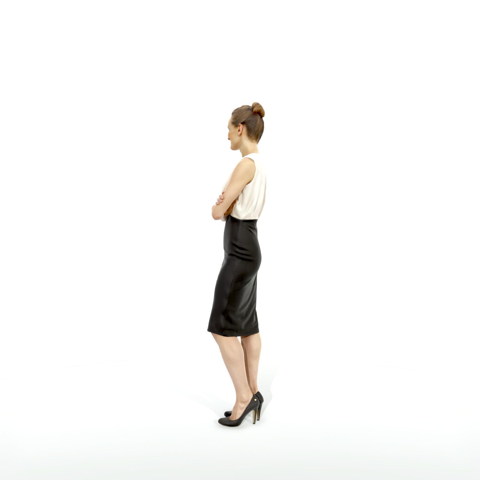 Smiling Business Woman with Long Skirt BWom0315-HD2-O01P01-S 3D model_50