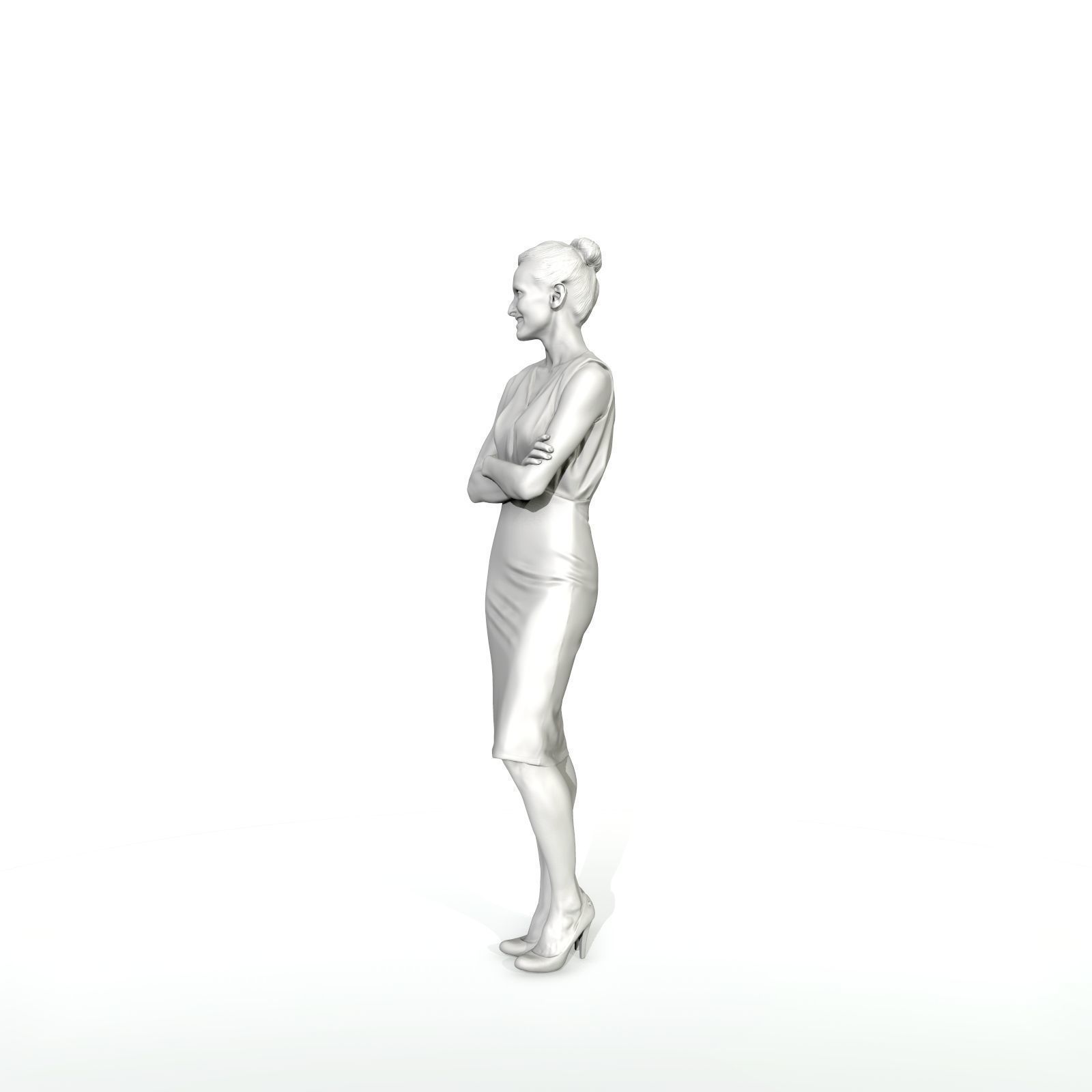 Smiling Business Woman with Long Skirt BWom0315-HD2-O01P01-S 3D model_58