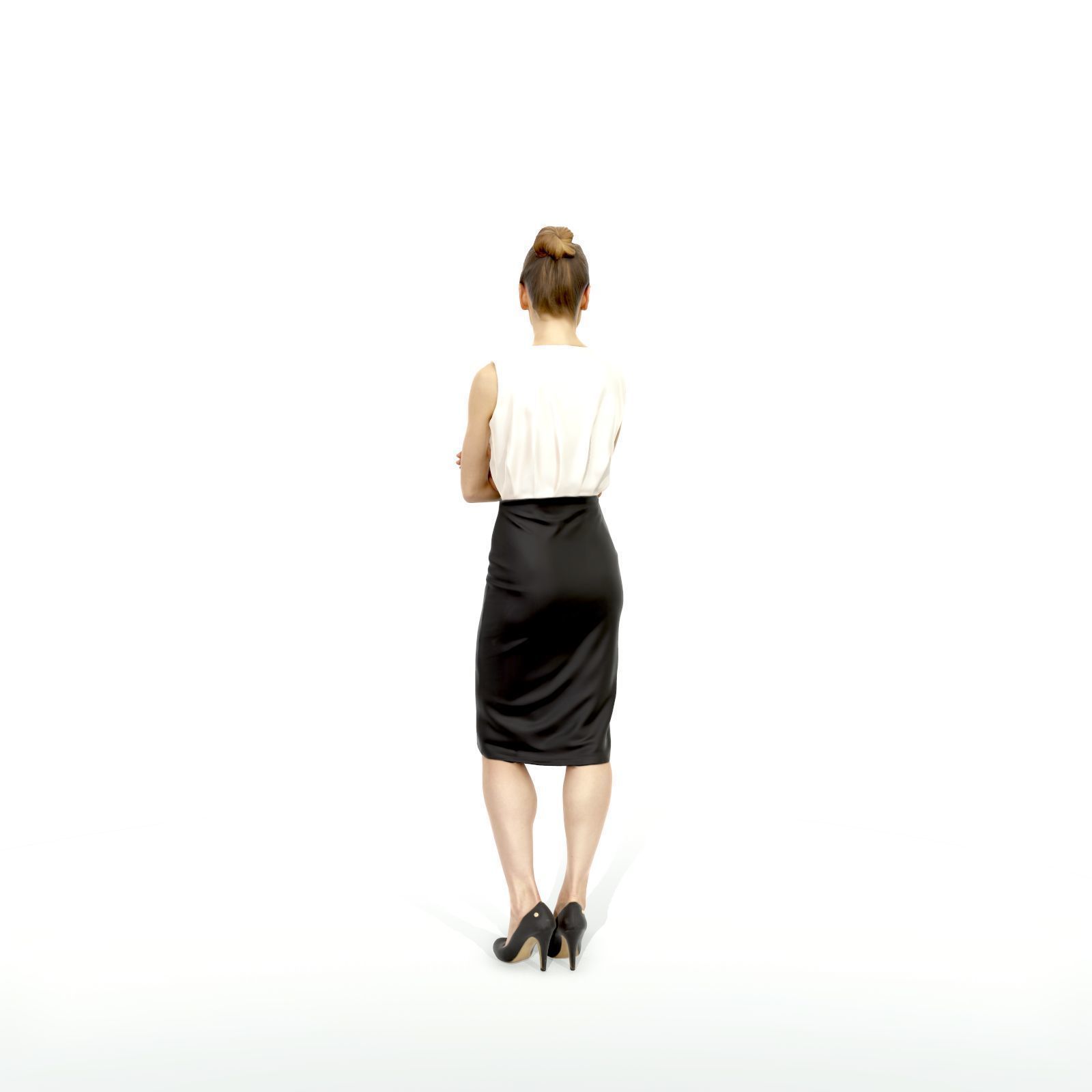 Smiling Business Woman with Long Skirt BWom0315-HD2-O01P01-S 3D model_26