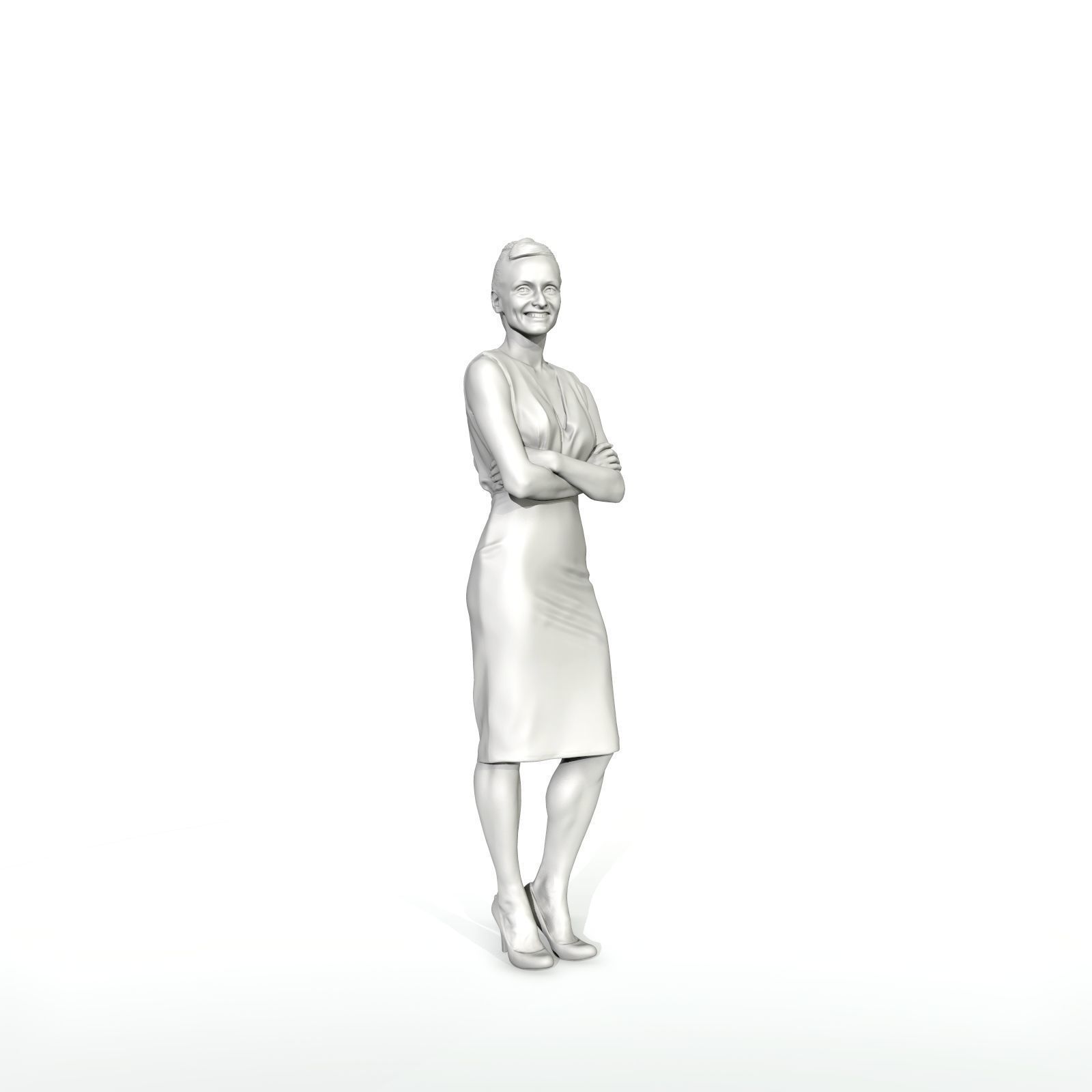 Smiling Business Woman with Long Skirt BWom0315-HD2-O01P01-S 3D model_74