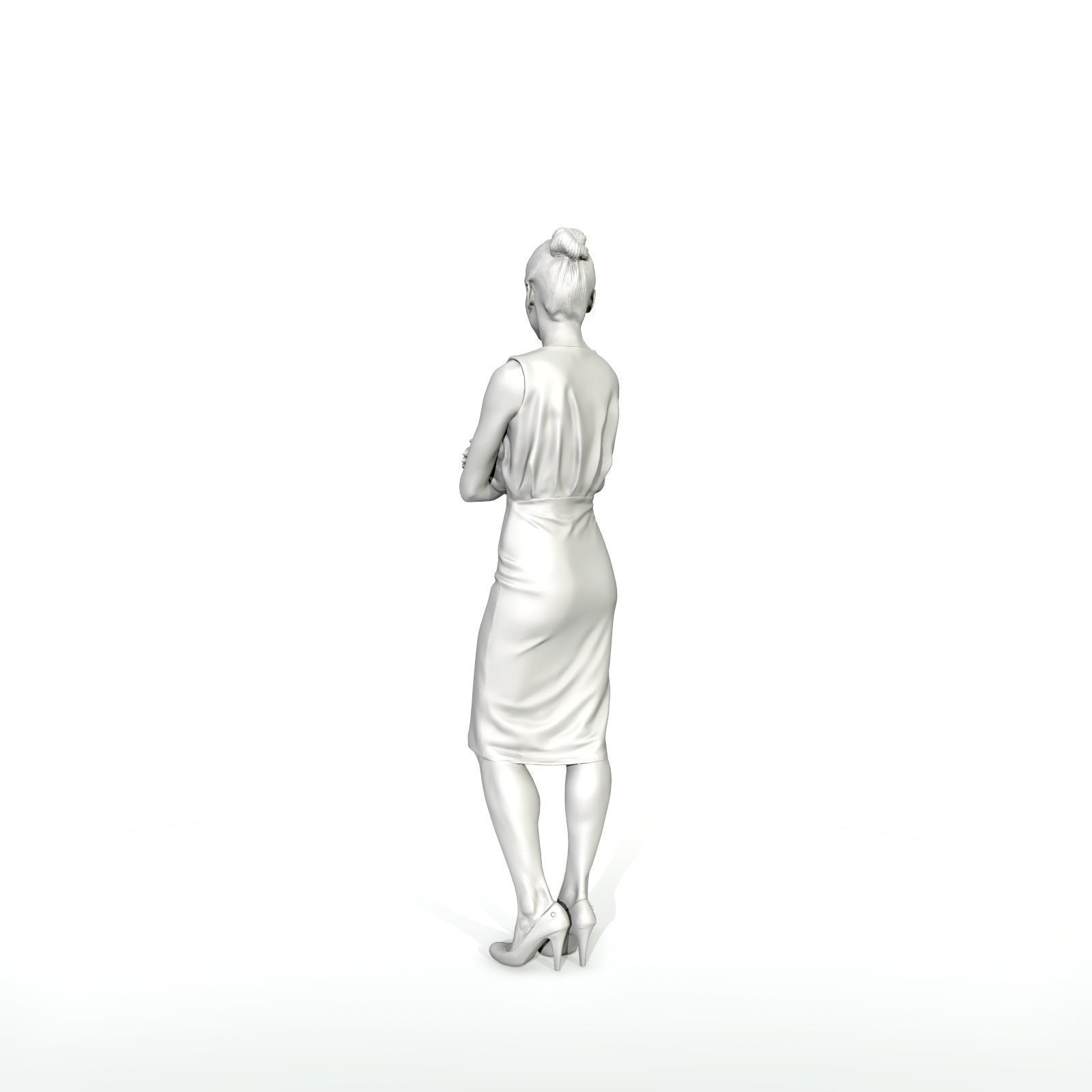 Smiling Business Woman with Long Skirt BWom0315-HD2-O01P01-S 3D model_52