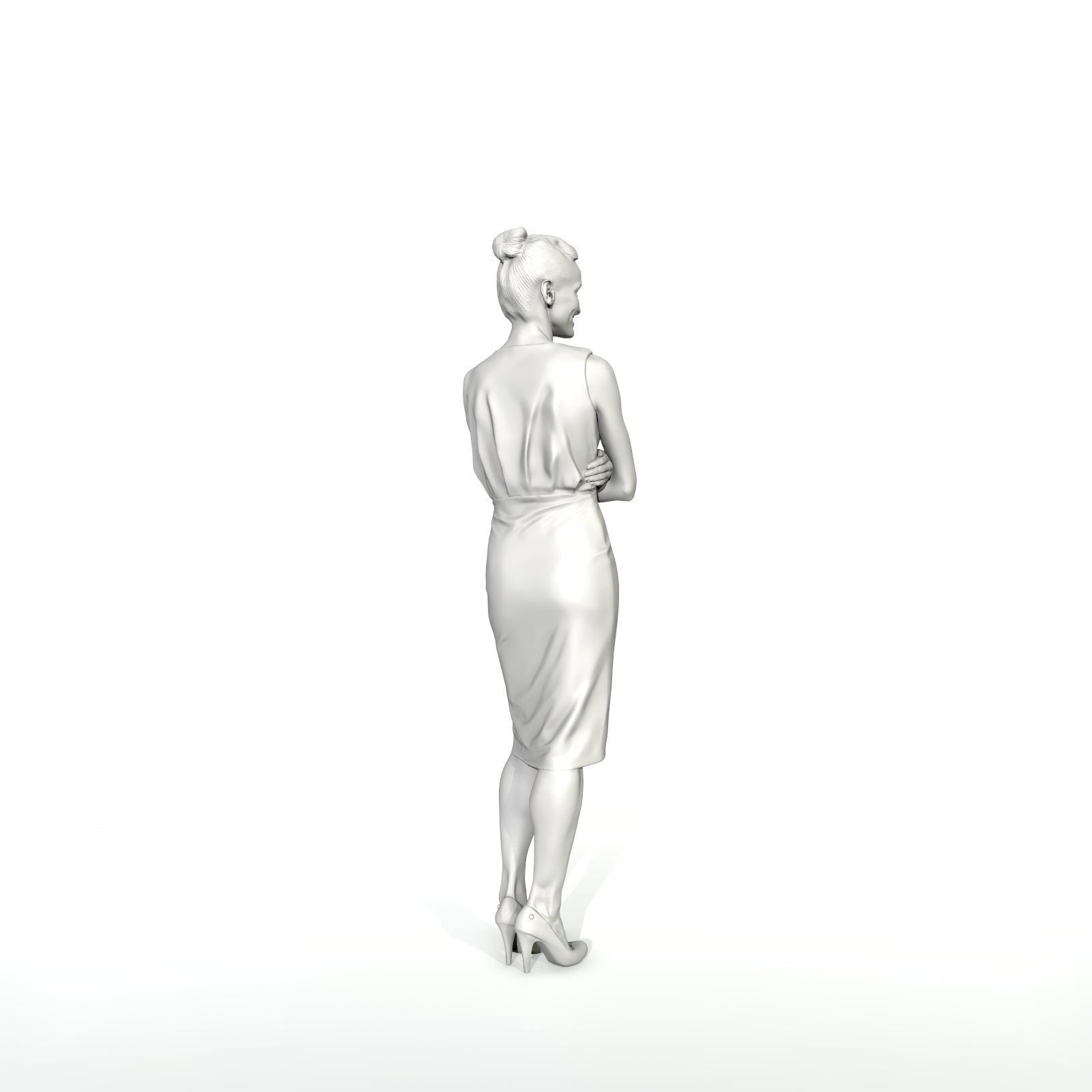 Smiling Business Woman with Long Skirt BWom0315-HD2-O01P01-S 3D model_34