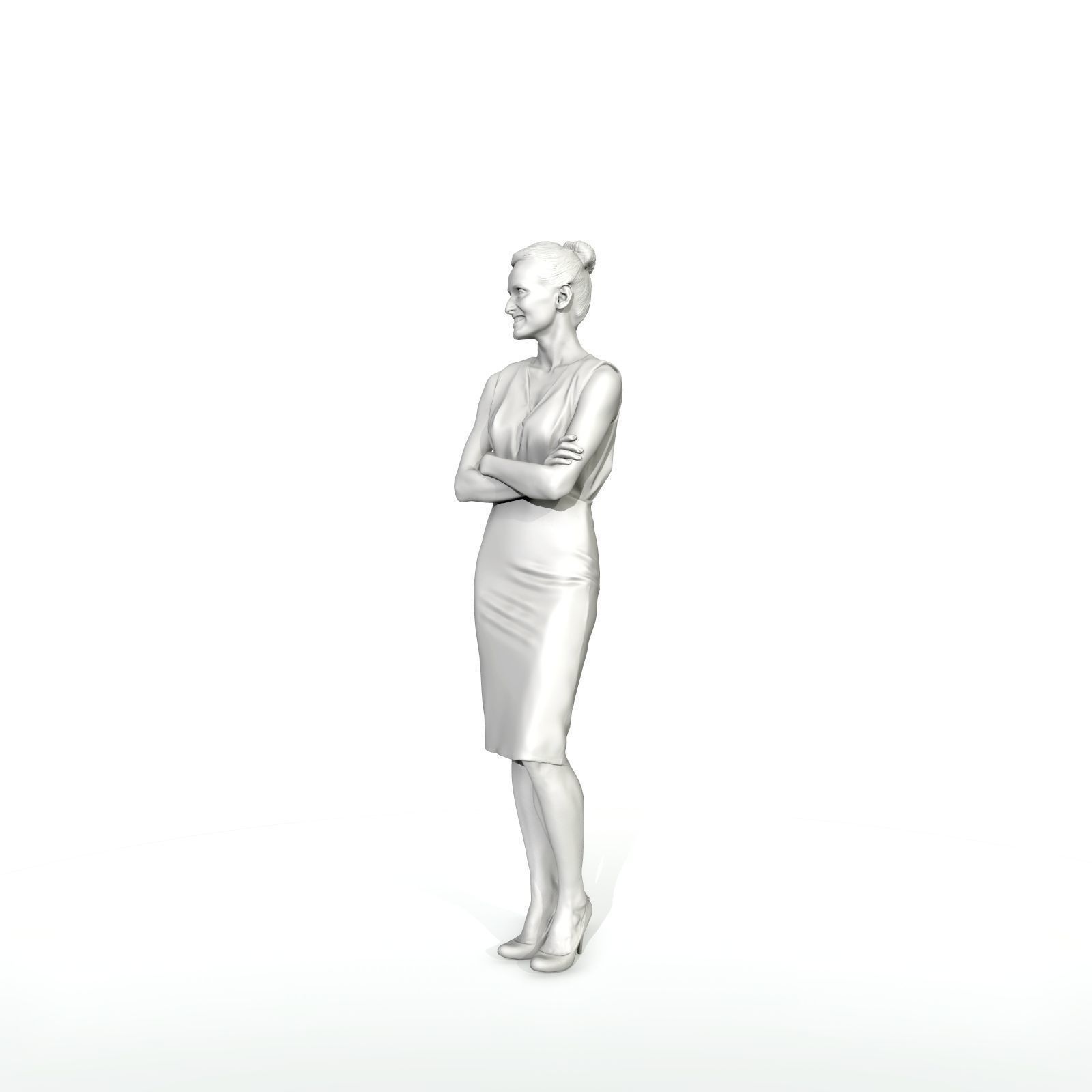 Smiling Business Woman with Long Skirt BWom0315-HD2-O01P01-S 3D model_67