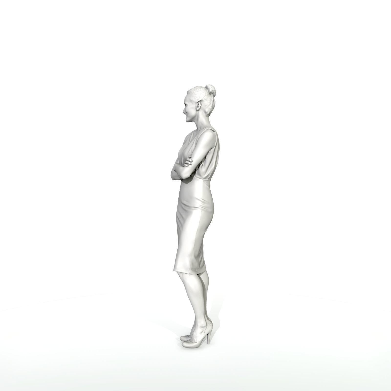 Smiling Business Woman with Long Skirt BWom0315-HD2-O01P01-S 3D model_41