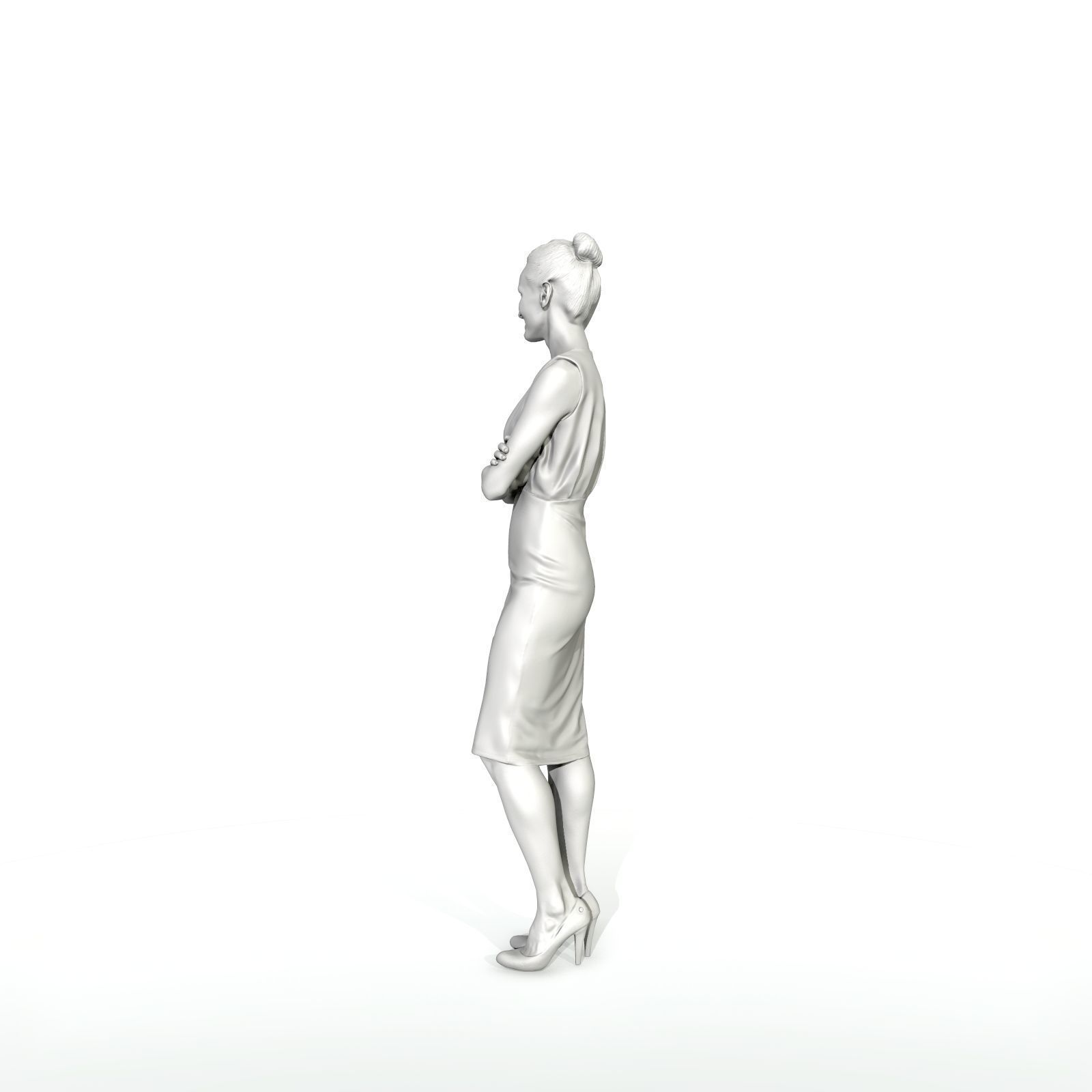 Smiling Business Woman with Long Skirt BWom0315-HD2-O01P01-S 3D model_68