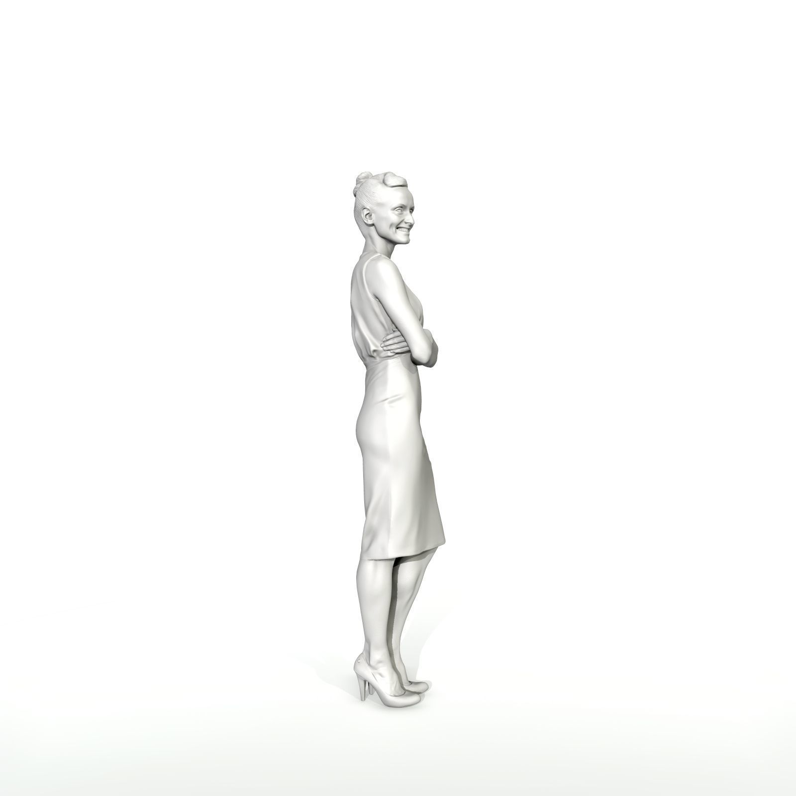 Smiling Business Woman with Long Skirt BWom0315-HD2-O01P01-S 3D model_62