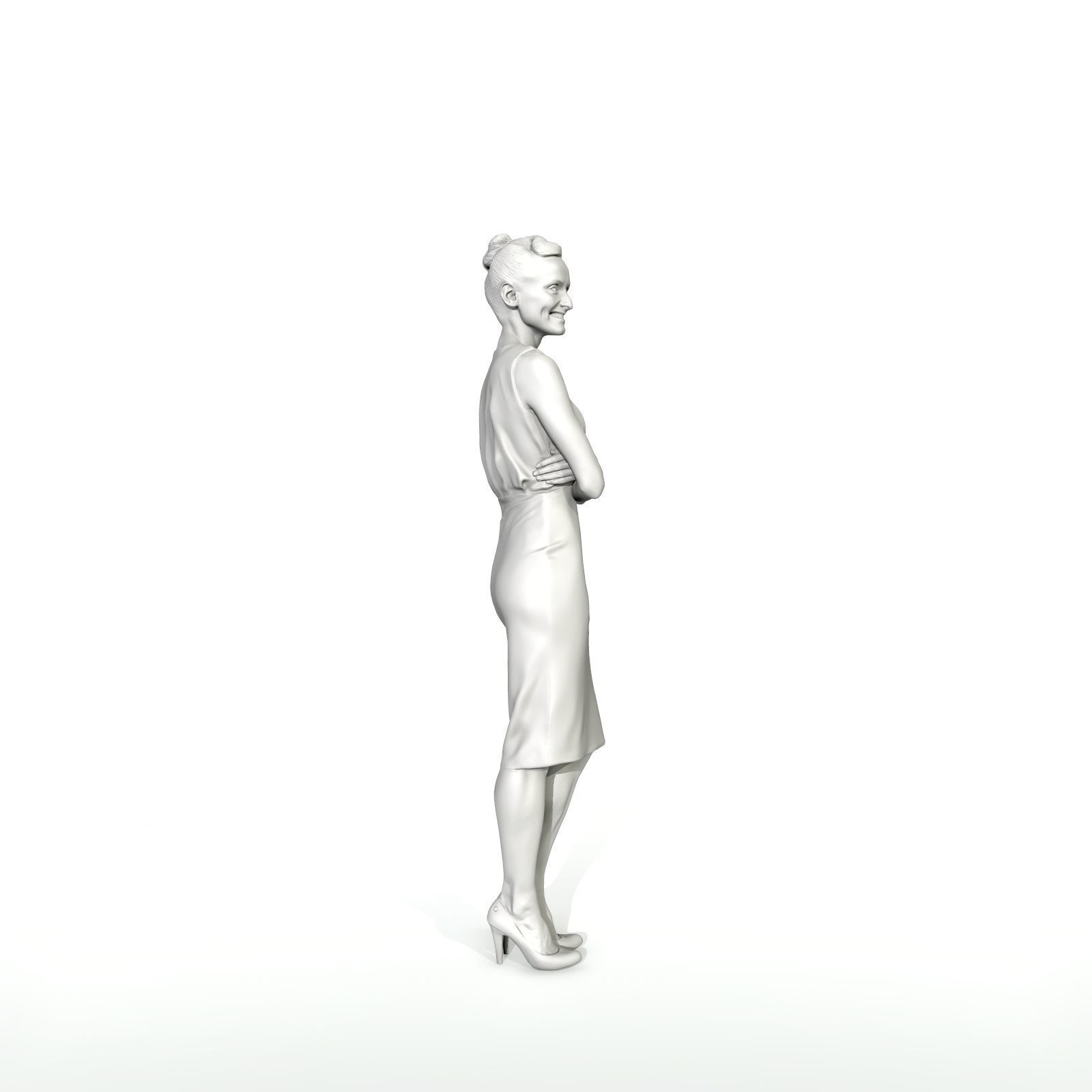 Smiling Business Woman with Long Skirt BWom0315-HD2-O01P01-S 3D model_48