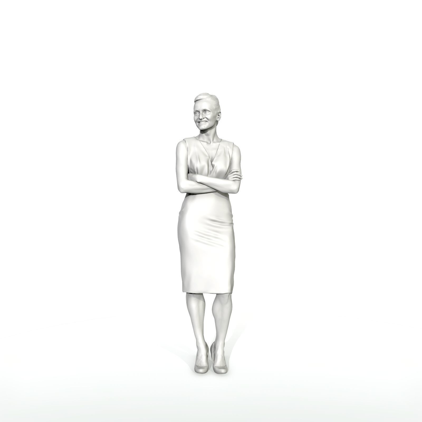 Smiling Business Woman with Long Skirt BWom0315-HD2-O01P01-S 3D model_61