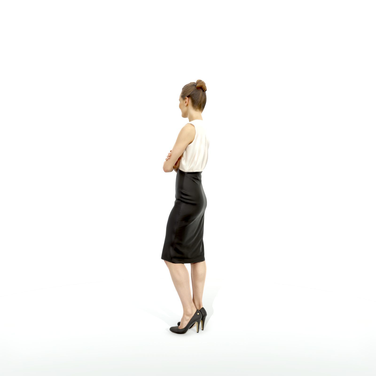 Smiling Business Woman with Long Skirt BWom0315-HD2-O01P01-S 3D model_45