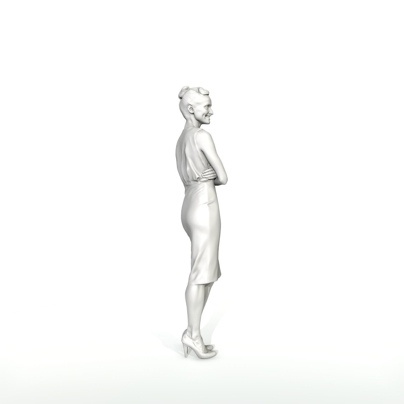 Smiling Business Woman with Long Skirt BWom0315-HD2-O01P01-S 3D model_72