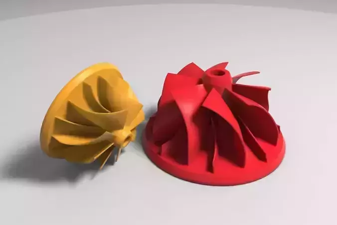 Compressor Impeller 3D print model