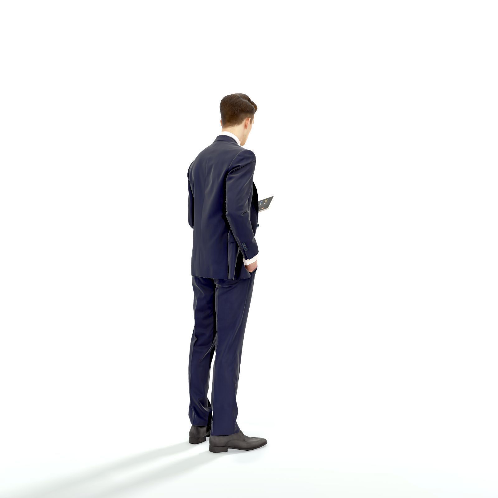 Standing Business Man Reading Tablet BMan0312-HD2-O02P01-S 3D model_46