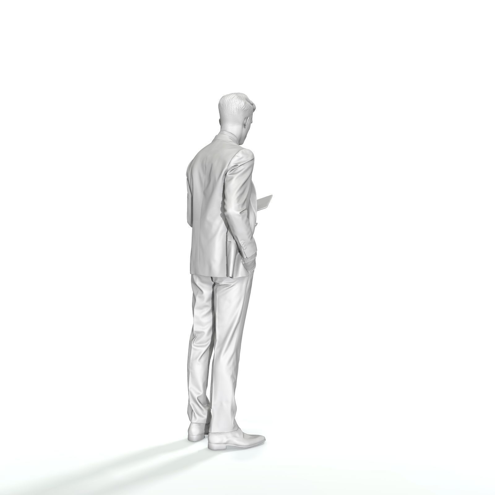 Standing Business Man Reading Tablet BMan0312-HD2-O02P01-S 3D model_33