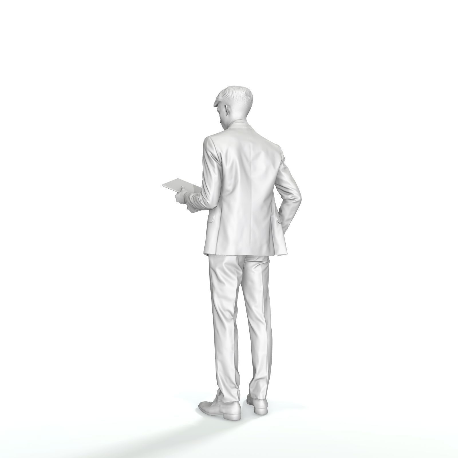 Standing Business Man Reading Tablet BMan0312-HD2-O02P01-S 3D model_65