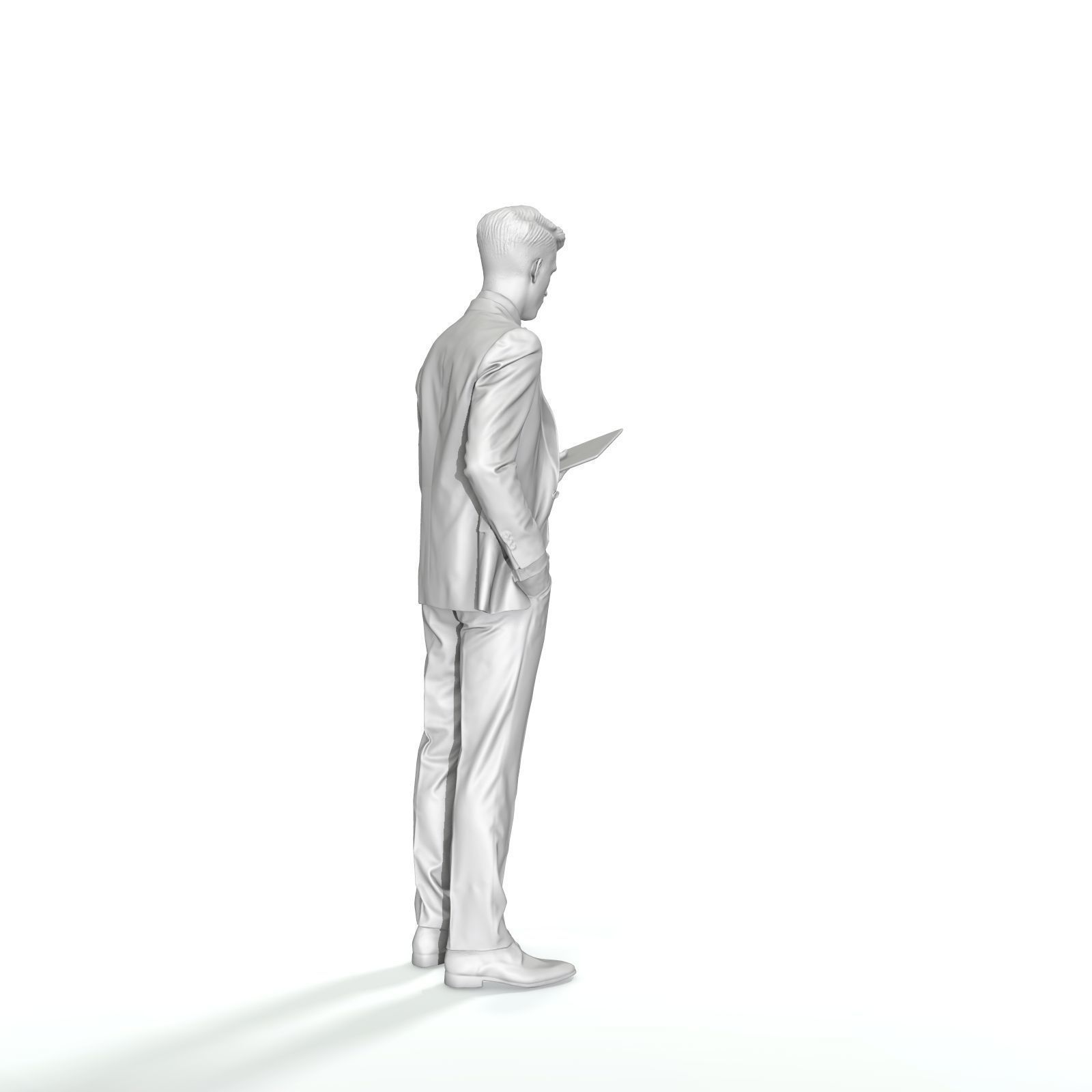 Standing Business Man Reading Tablet BMan0312-HD2-O02P01-S 3D model_58
