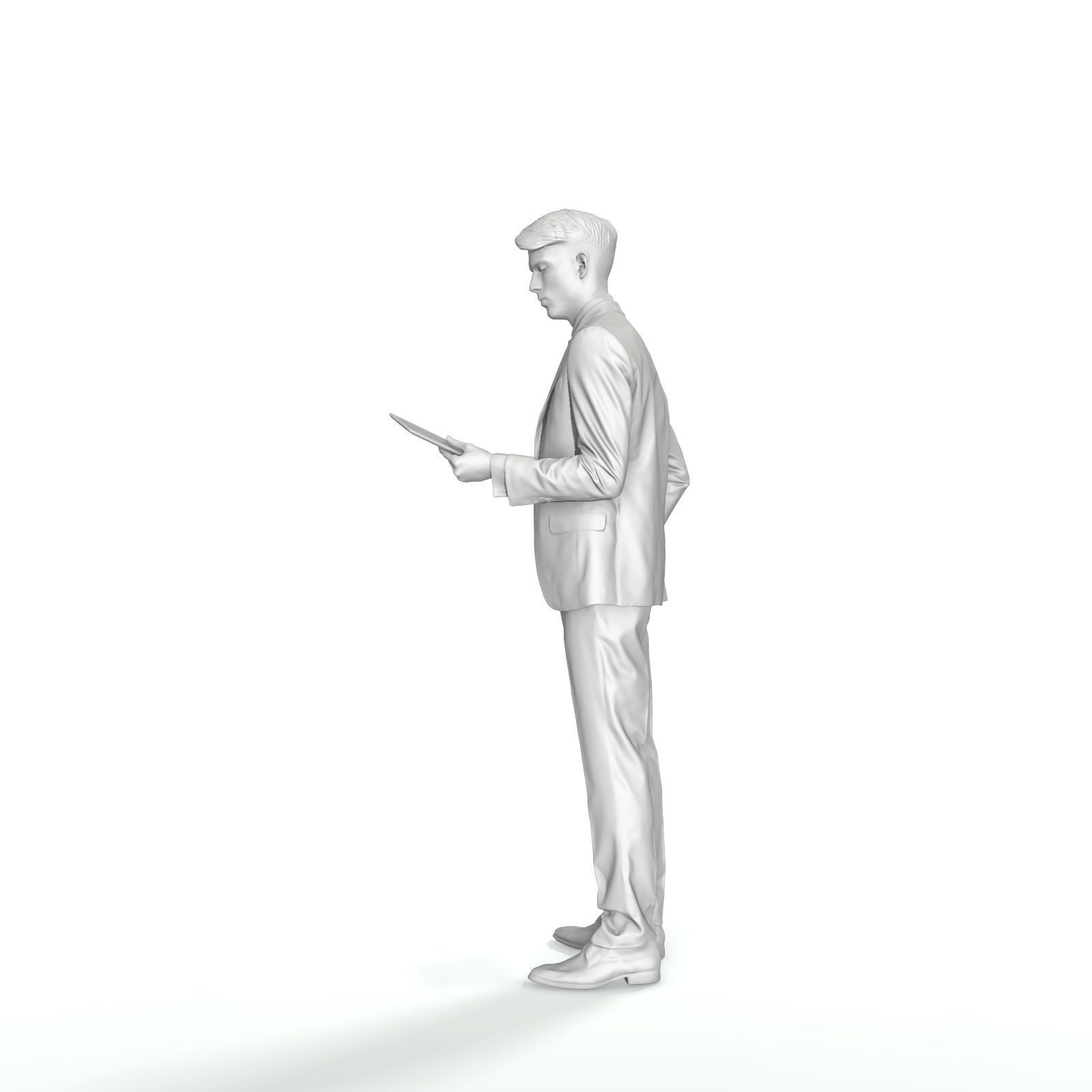 Standing Business Man Reading Tablet BMan0312-HD2-O02P01-S 3D model_35
