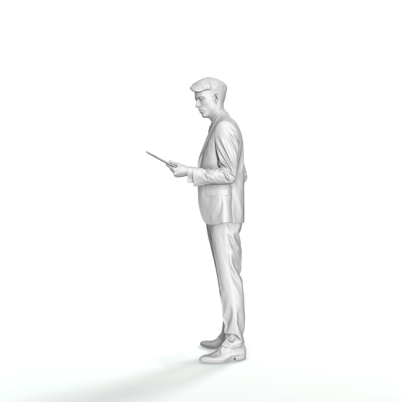 Standing Business Man Reading Tablet BMan0312-HD2-O02P01-S 3D model_48