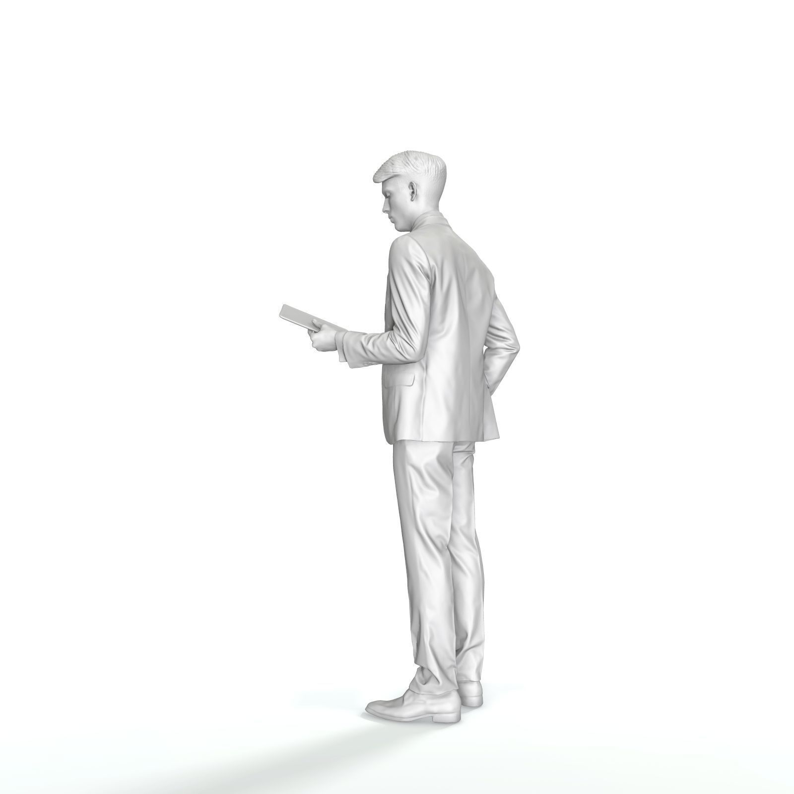 Standing Business Man Reading Tablet BMan0312-HD2-O02P01-S 3D model_55