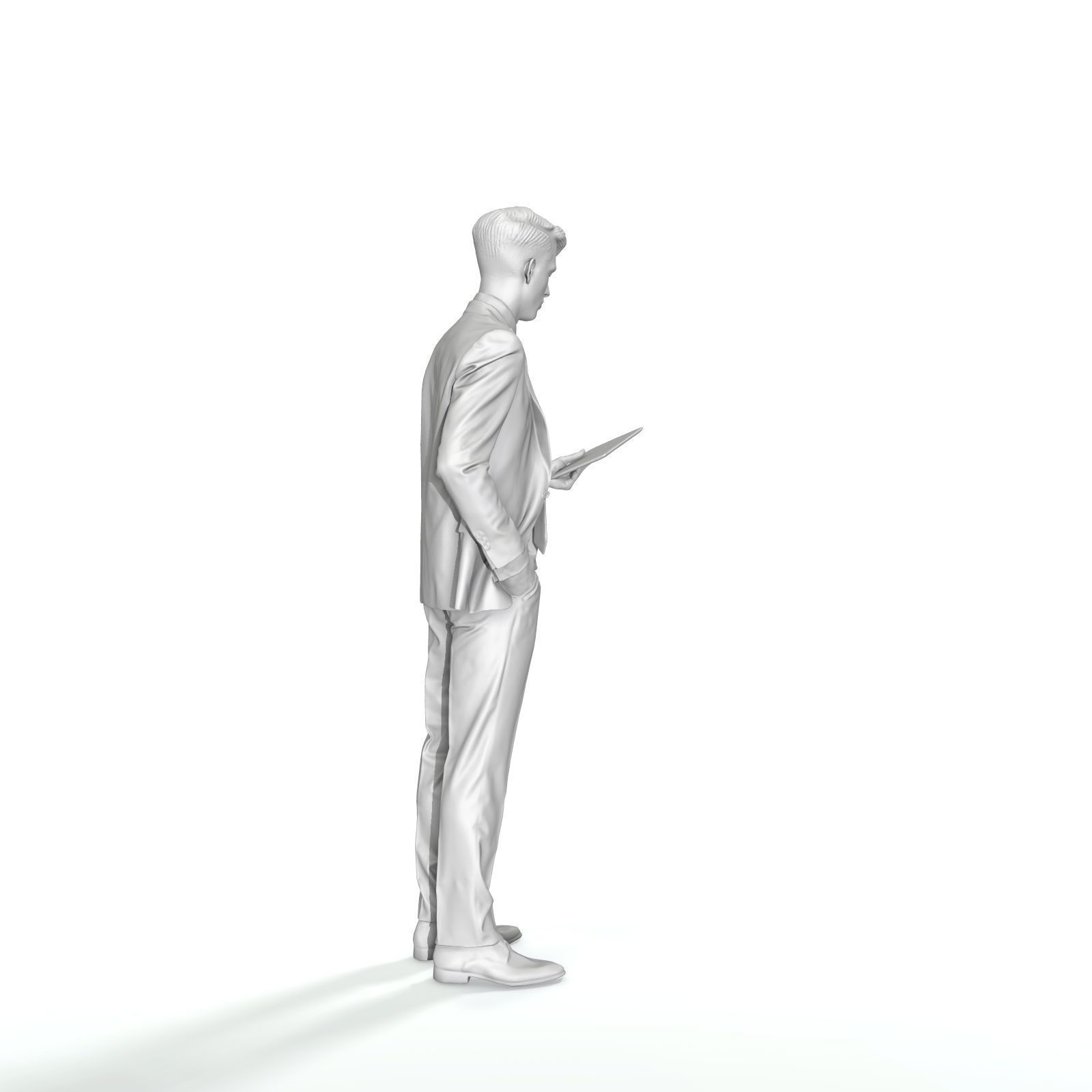 Standing Business Man Reading Tablet BMan0312-HD2-O02P01-S 3D model_70