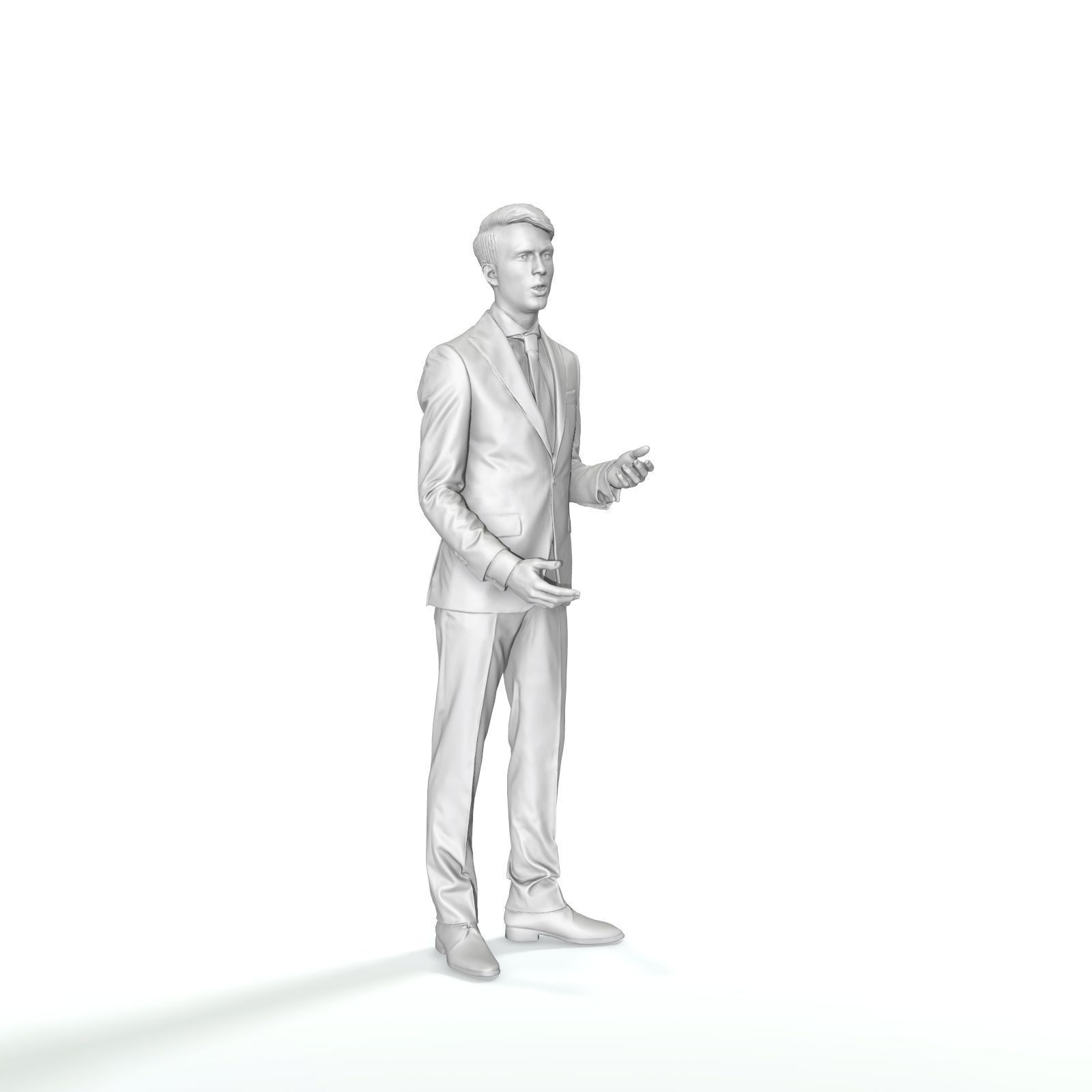 Talking Business Man with Black Suit BMan0312-HD2-O01P01-S 3D model_7