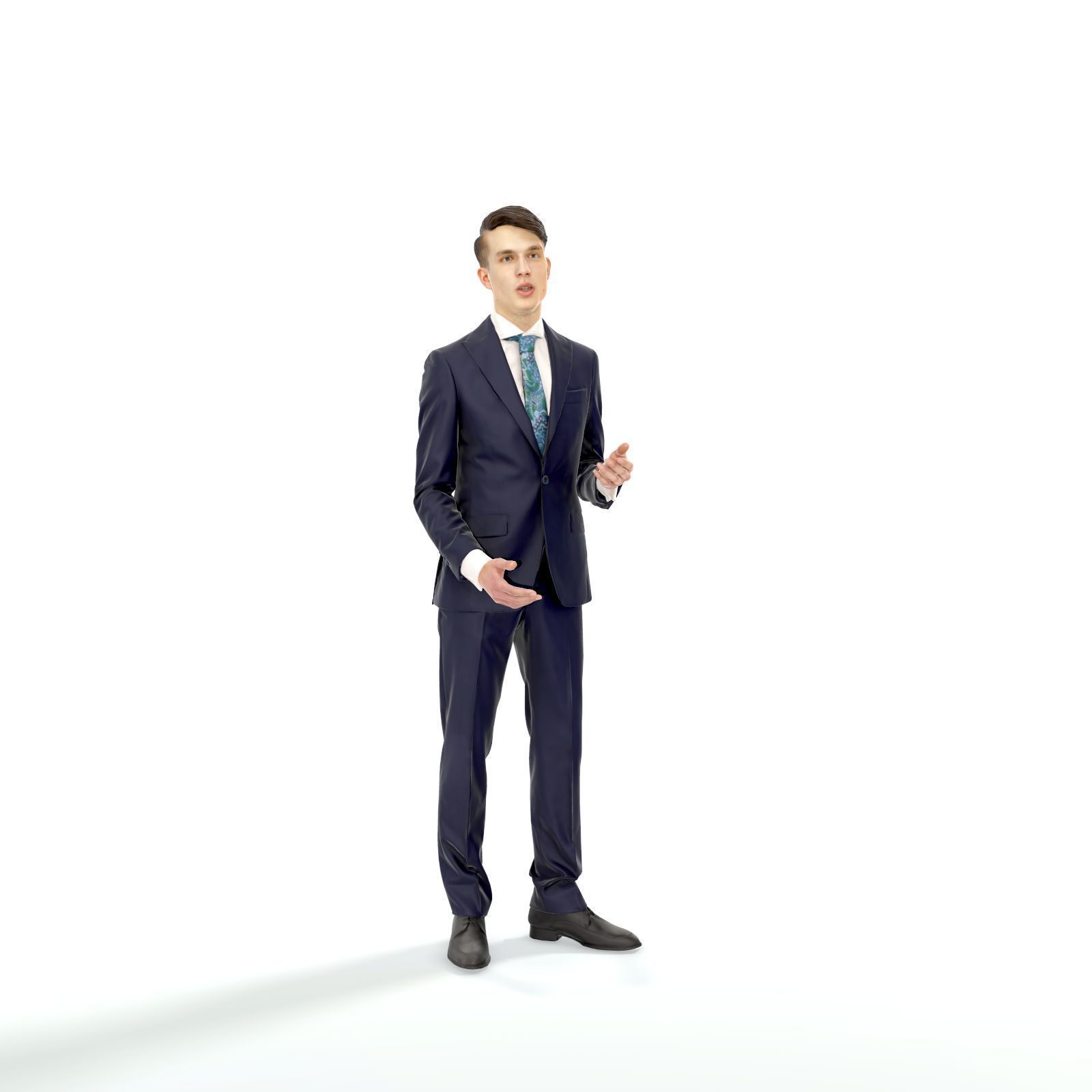 Talking Business Man with Black Suit BMan0312-HD2-O01P01-S 3D model_42
