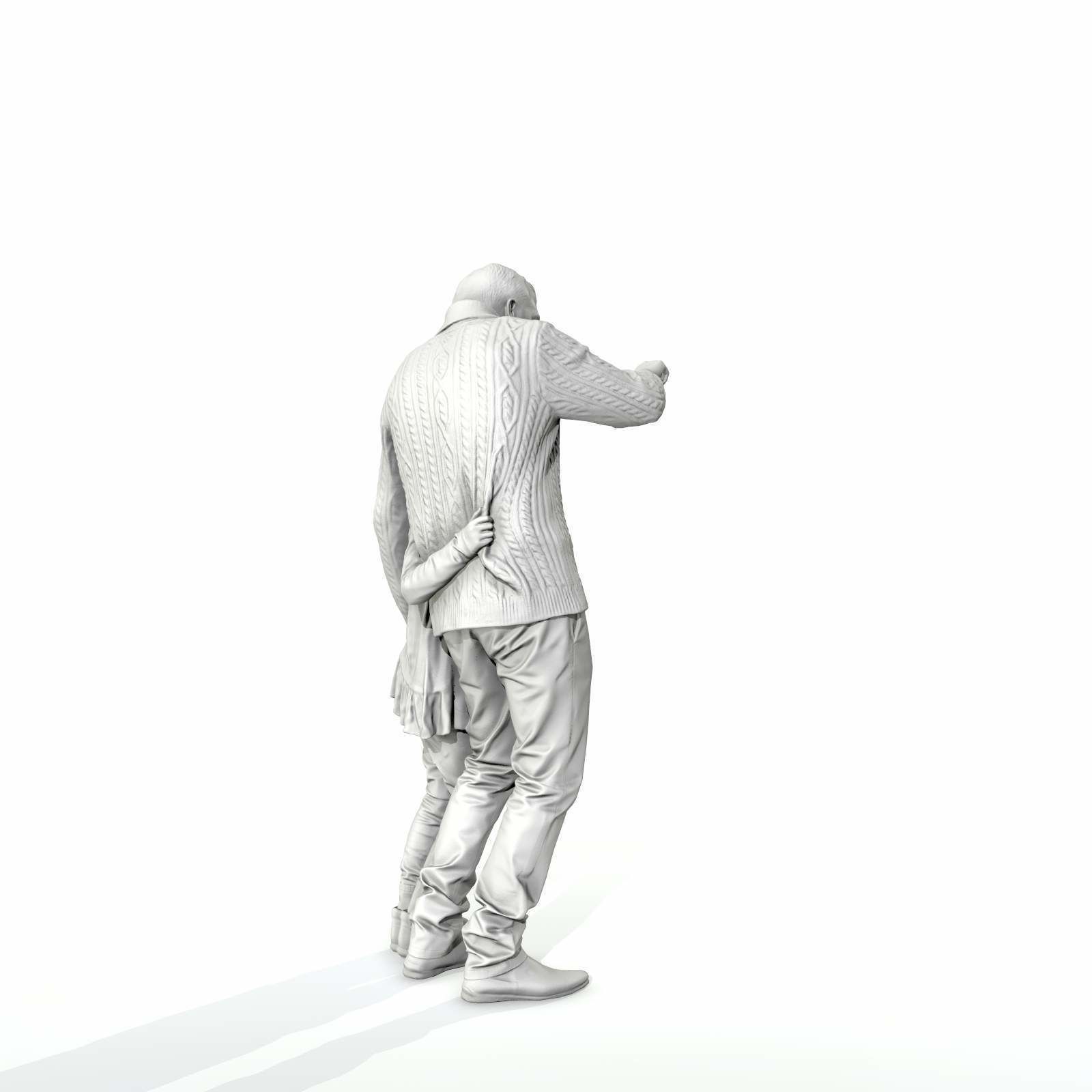 Man Showing Something to Little Girl CFam0001-HD2-O01P01-S 3D model_50