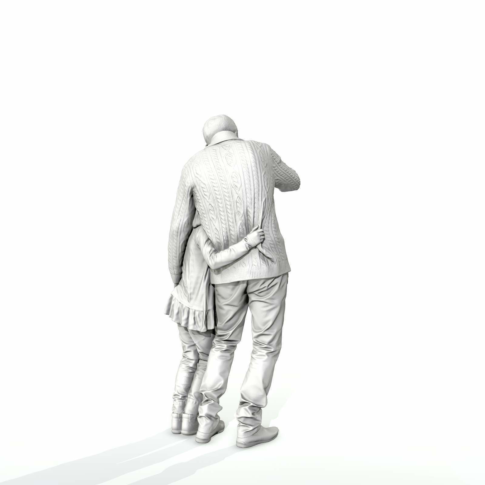 Man Showing Something to Little Girl CFam0001-HD2-O01P01-S 3D model_69