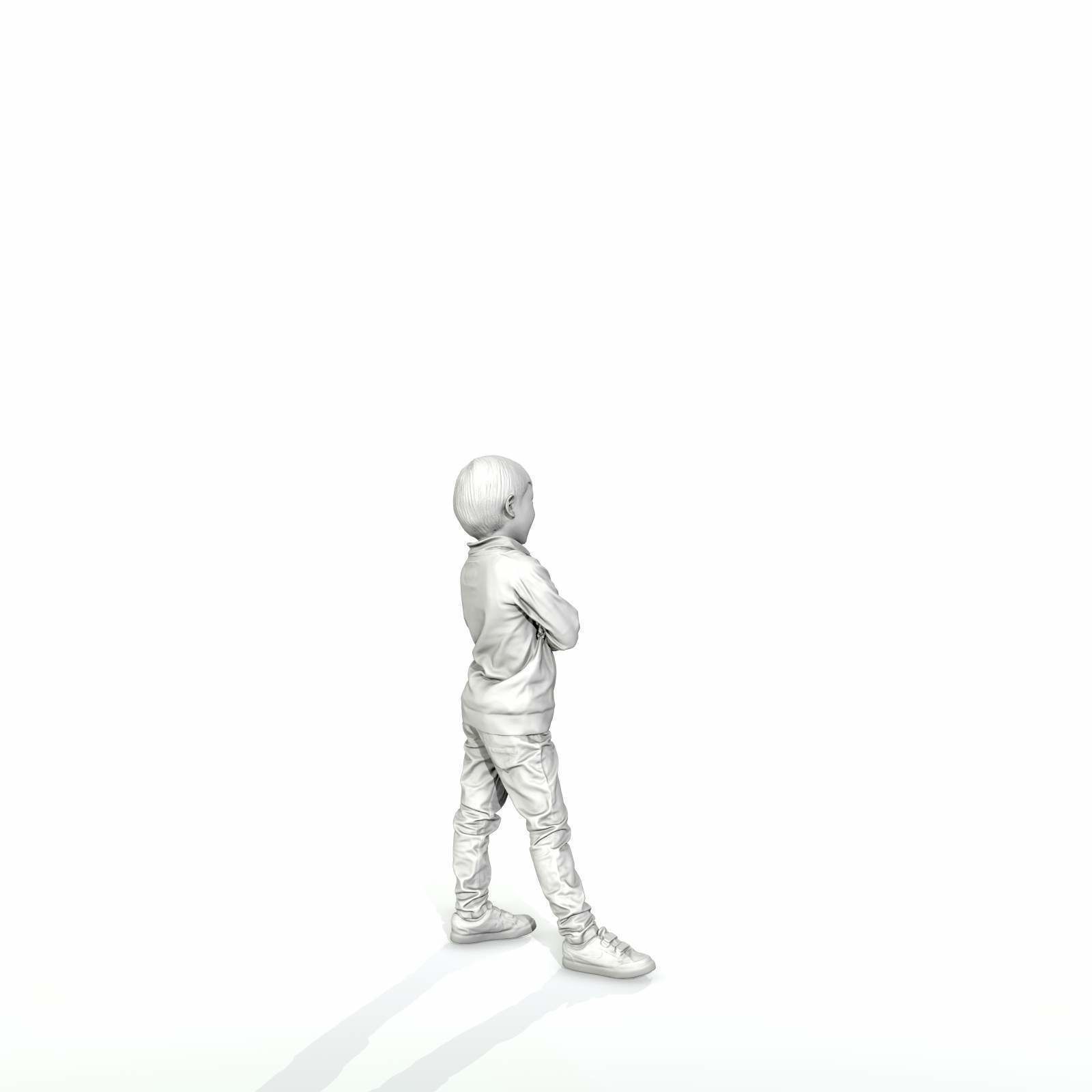 Standing Smiling Boy with Striped Sweater CBoy0300-HD2-O02P01-S 3D model_70