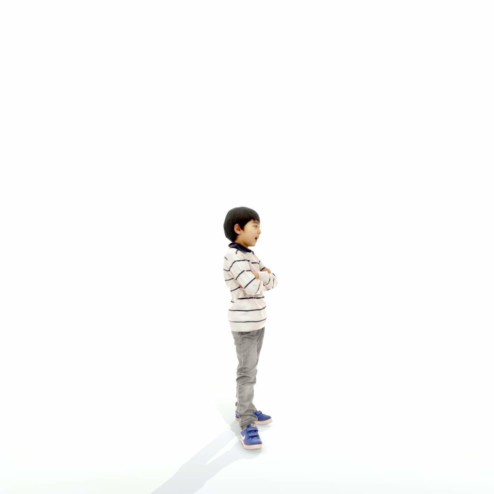 Standing Smiling Boy with Striped Sweater CBoy0300-HD2-O02P01-S 3D model_65
